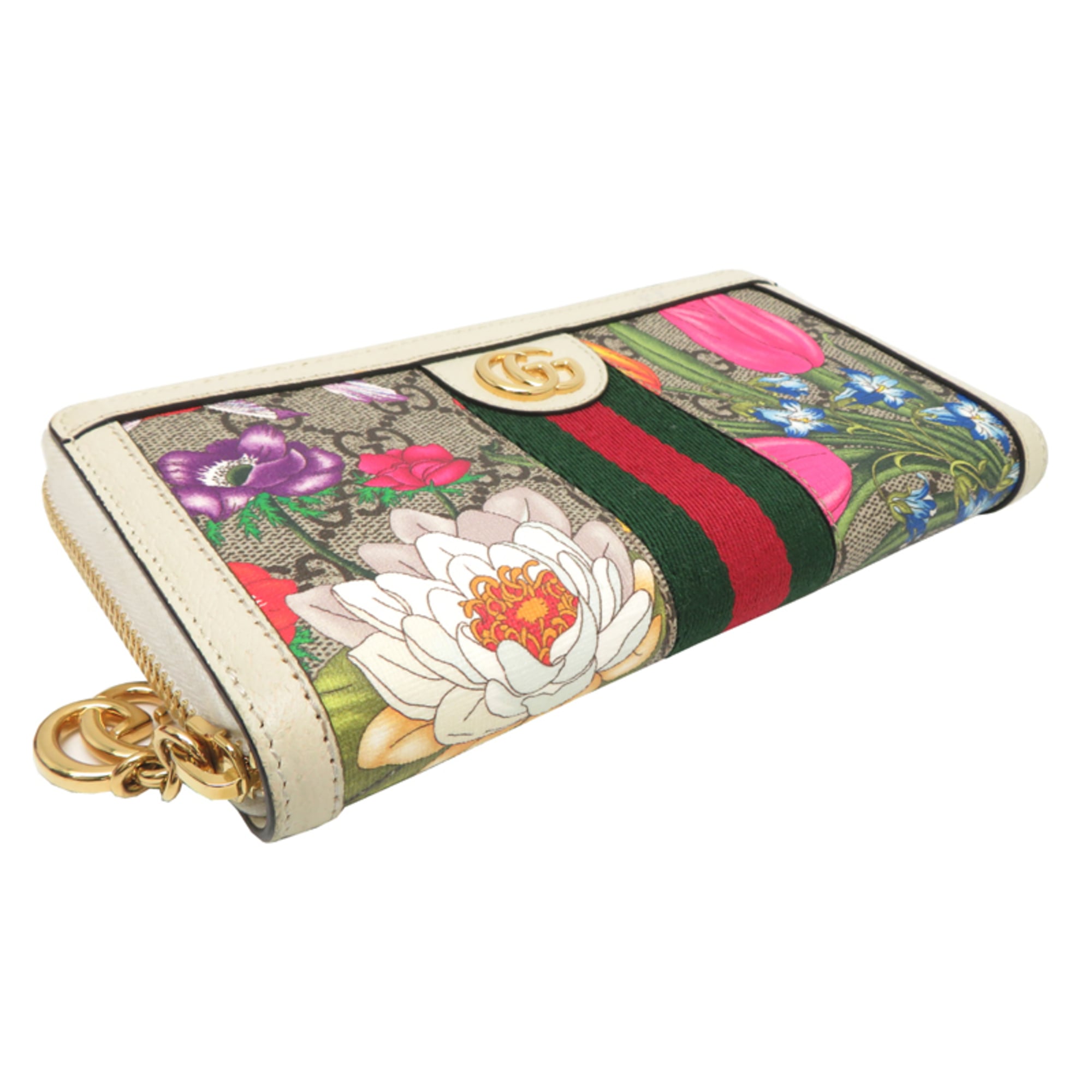 Gucci Beige Long Wallet (Bi-Fold) (Pre-Owned)