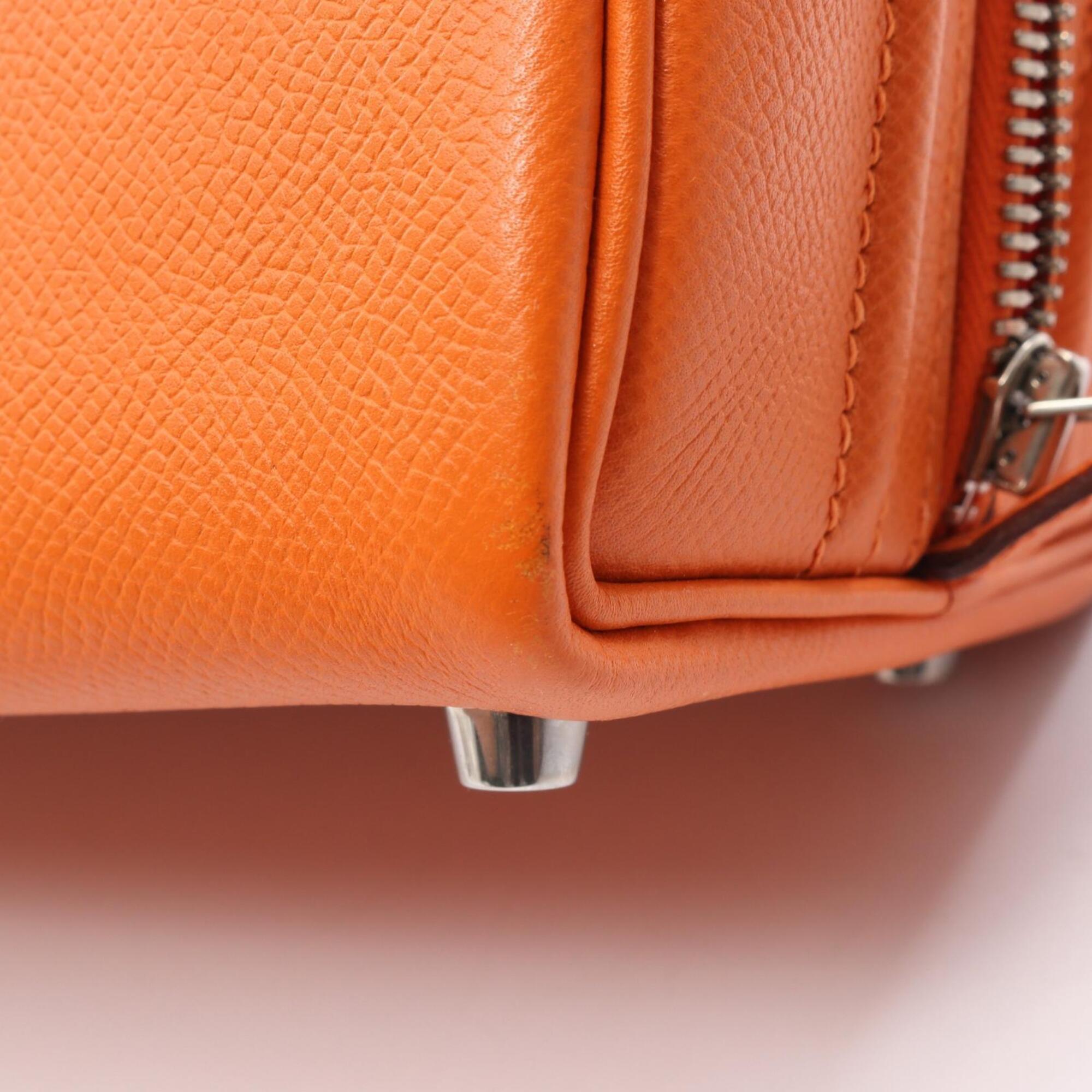 Hermes Orange Epsom Leather Handbag (Pre-Owned)