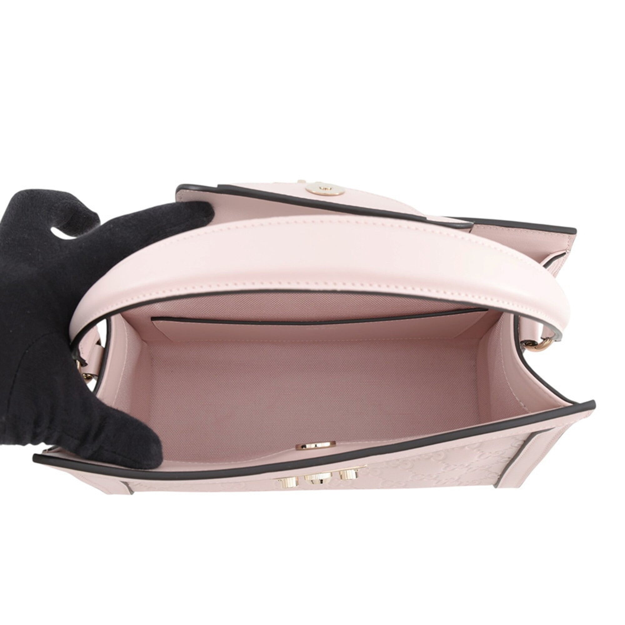 Gucci Pink Leather Handbag (Pre-Owned)