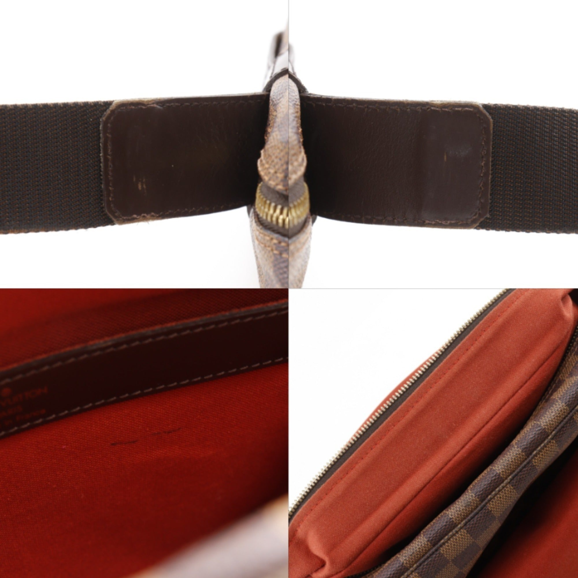 Louis Vuitton Brown Damier Canvas Shoulder Bag (Pre-Owned)