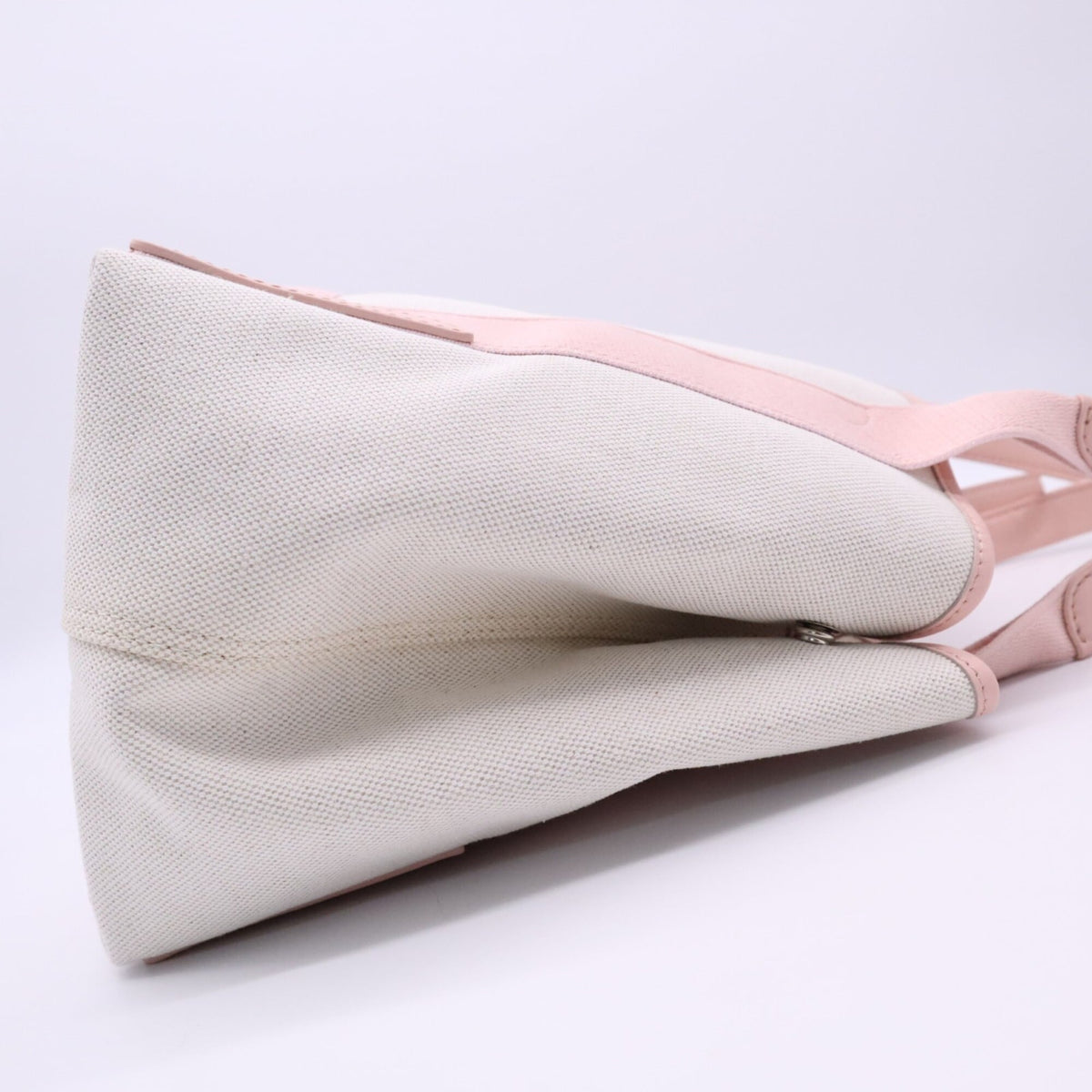 Balenciaga Ivory Pink Canvas Handbag (Pre-Owned)