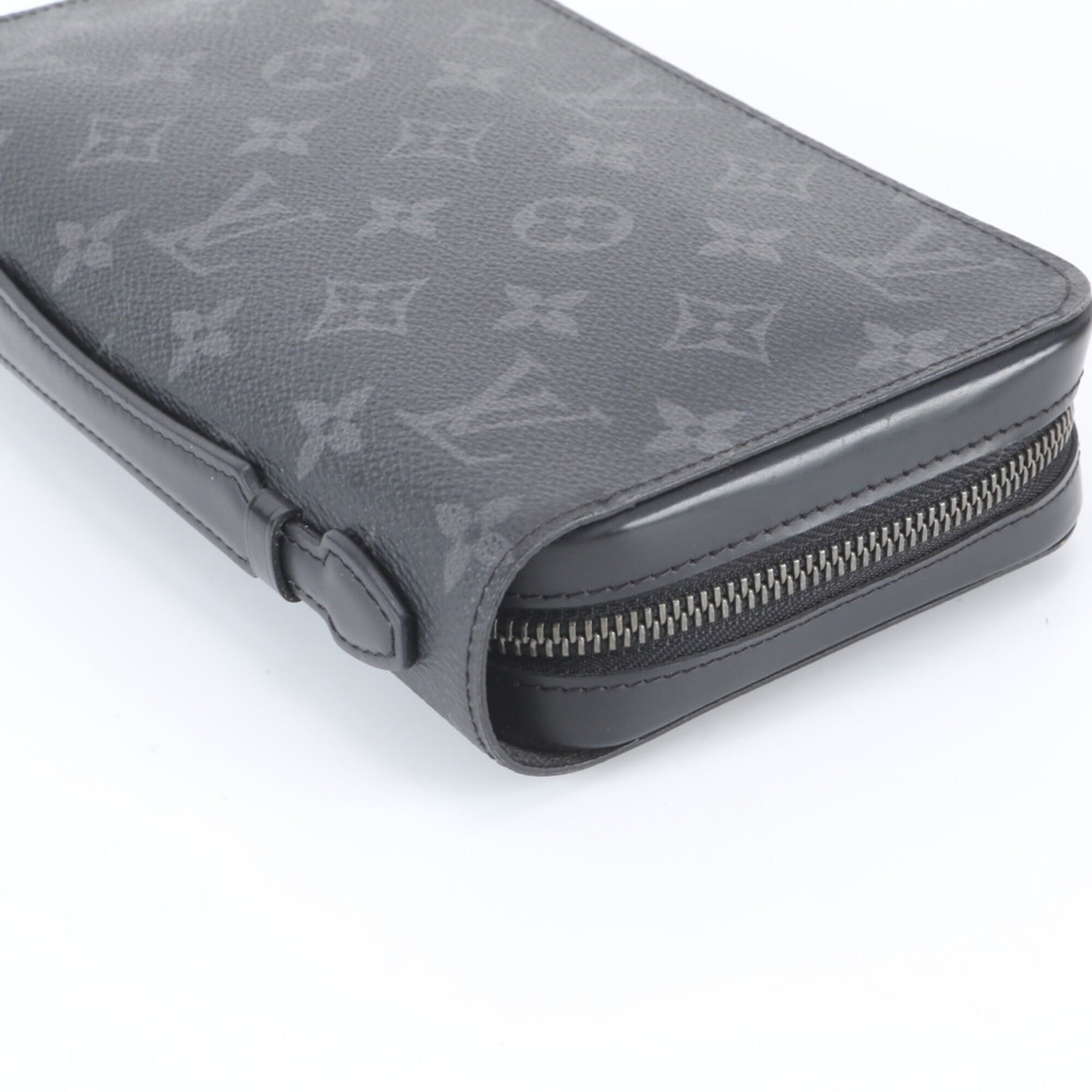 Louis Vuitton Monogram Eclipse Leather Coated Canvas Long Wallet (Bi-Fold) (Pre-Owned)
