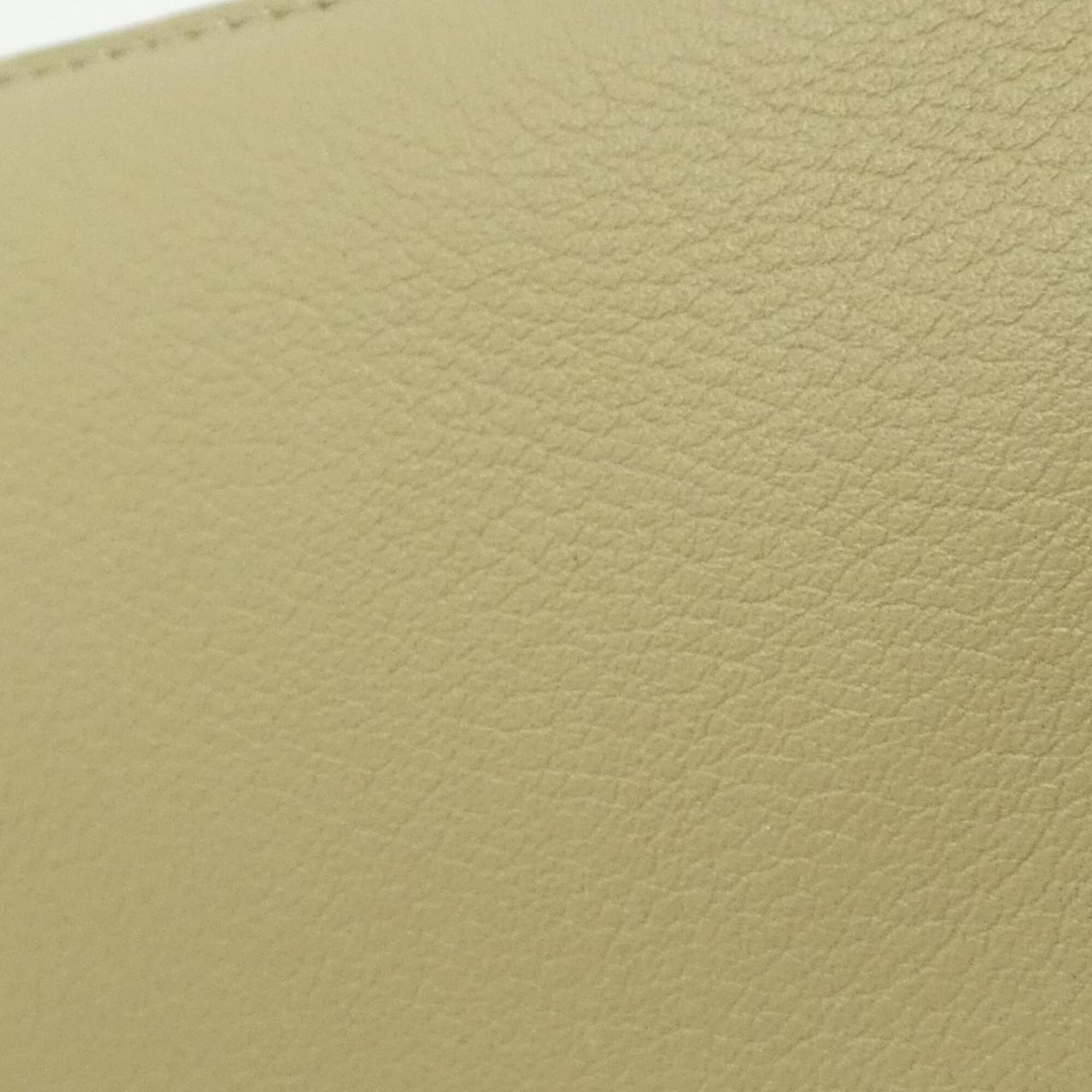 Loewe Green Leather Handbag Shoulder Bag (Pre-Owned)