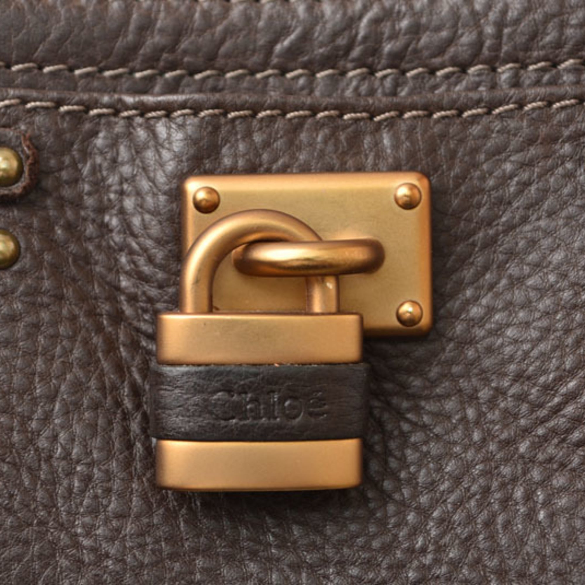Chloé Paddington Brown Leather Wallet (Bi-Fold) (Pre-Owned)