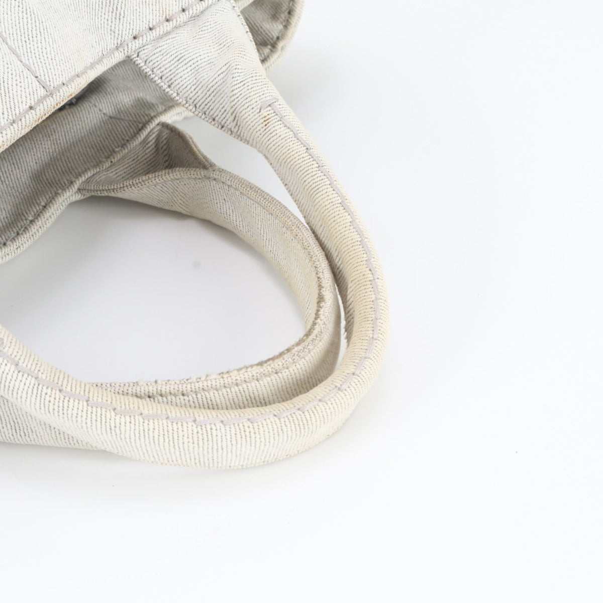 Prada Ivory Handbag Shoulder Bag Tote Bag (Pre-Owned)