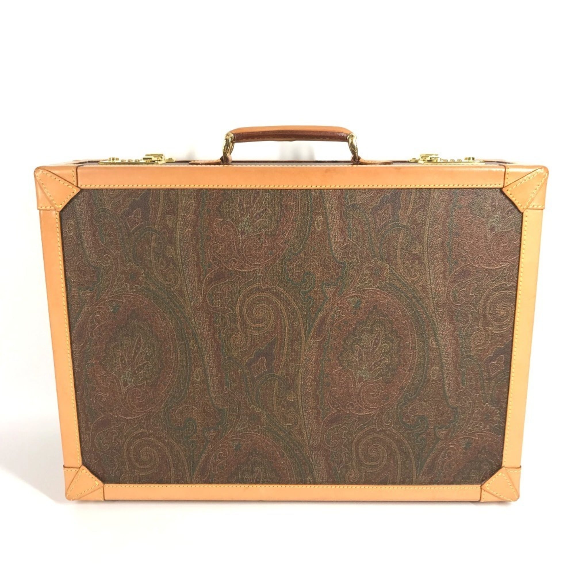 Etro Brown Leather Handbag (Pre-Owned)