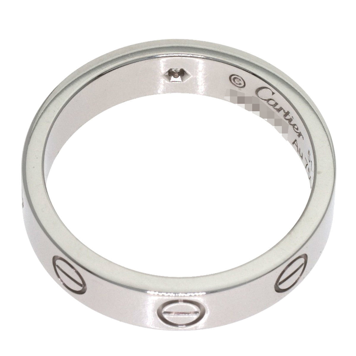 Cartier Silver White Gold (18K) Band Ring (Pre-Owned)