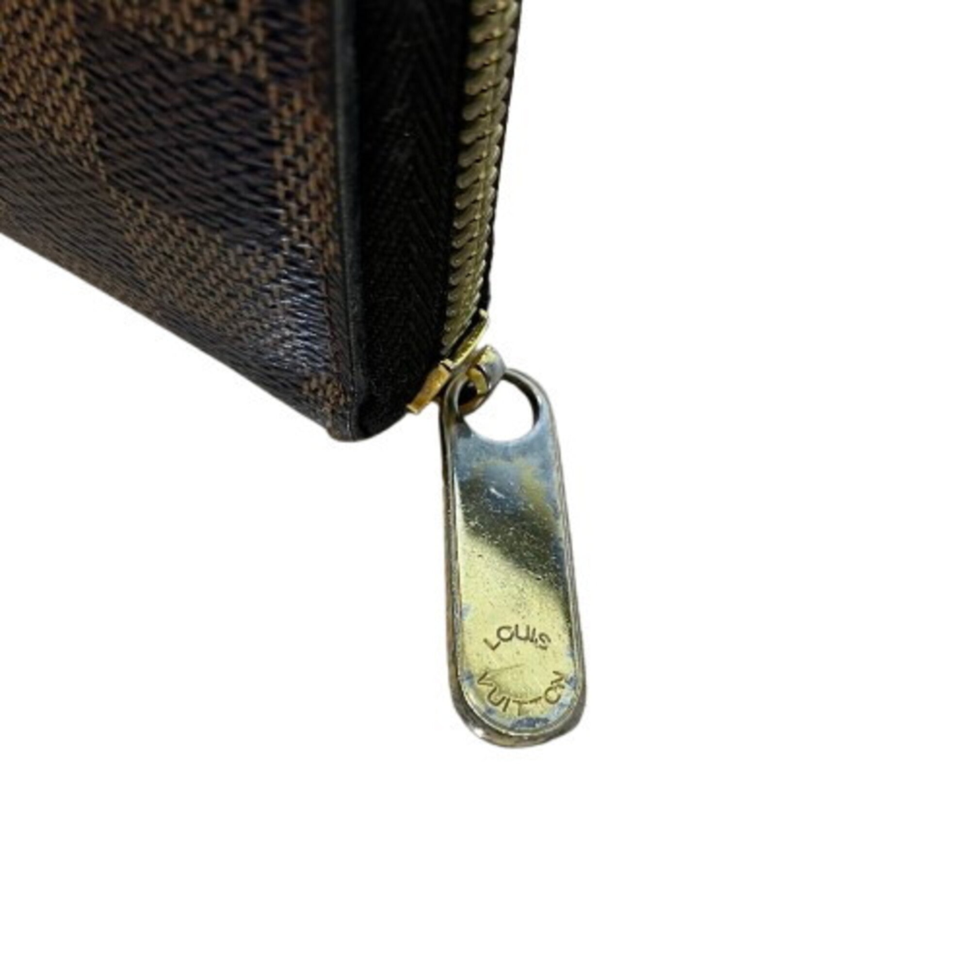 Louis Vuitton Damier Brown Pvc Long Wallet (Bi-Fold) (Pre-Owned)