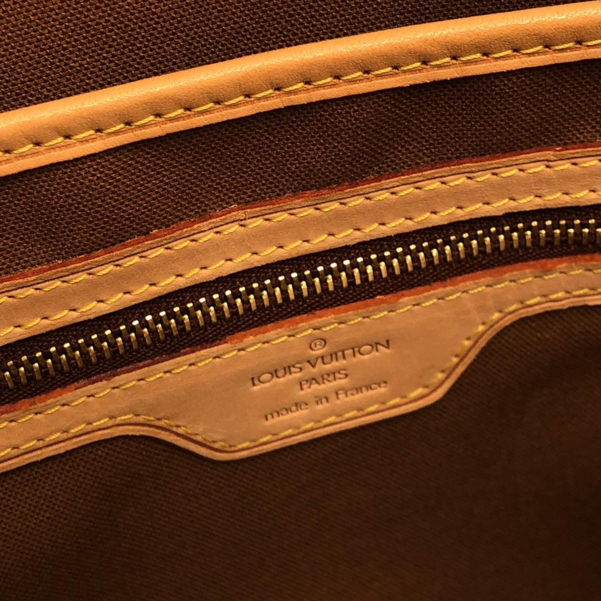 Louis Vuitton Marron Coated Canvas Handbag (Pre-Owned)