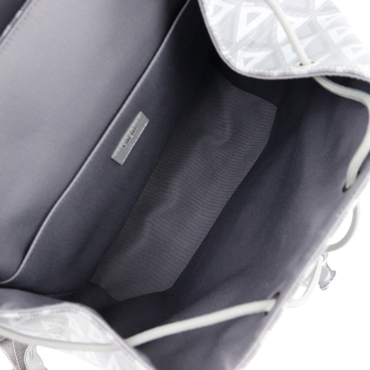 Christian Dior Gray Pvc Backpack (Pre-Owned)