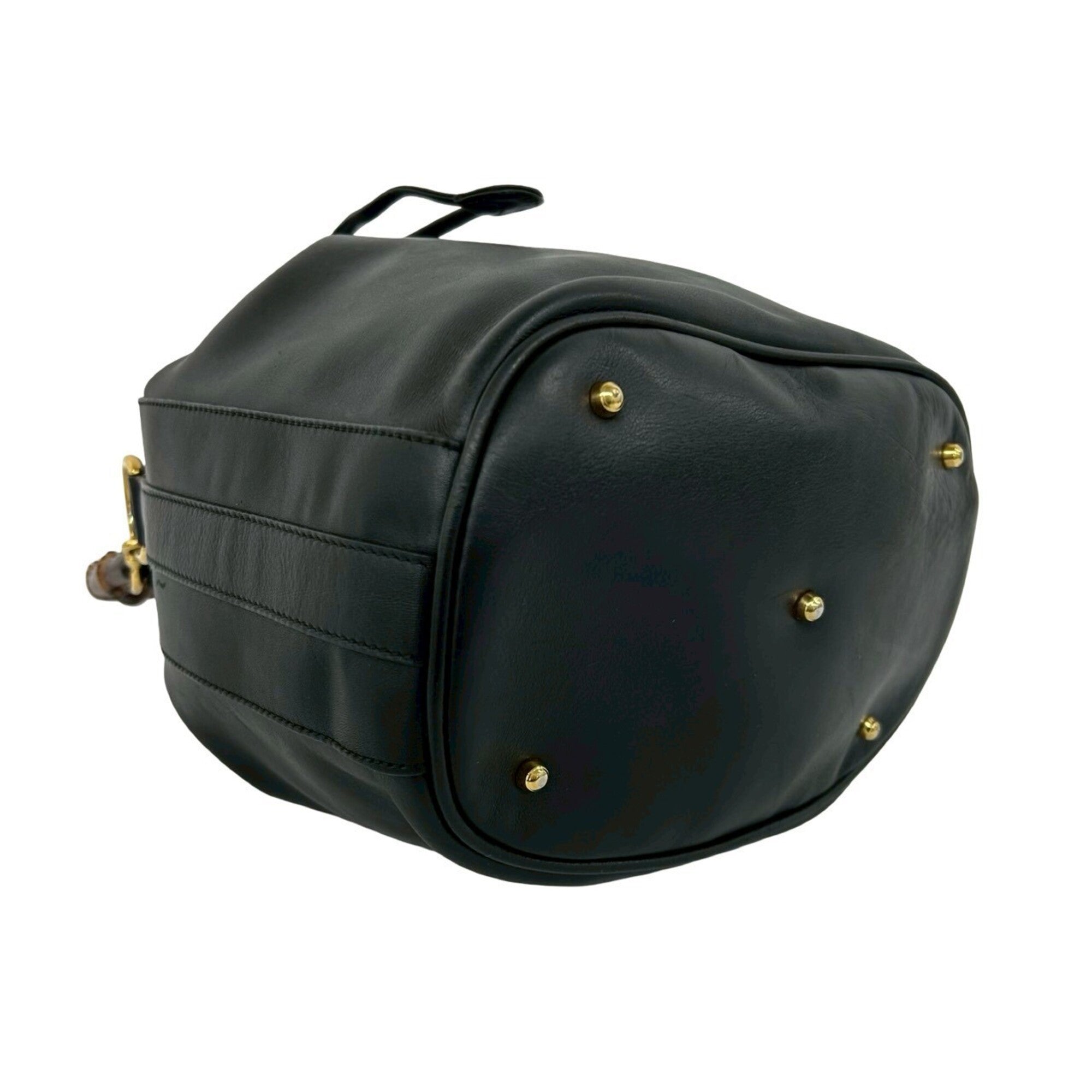 Gucci Black Leather Shoulder Bag (Pre-Owned)