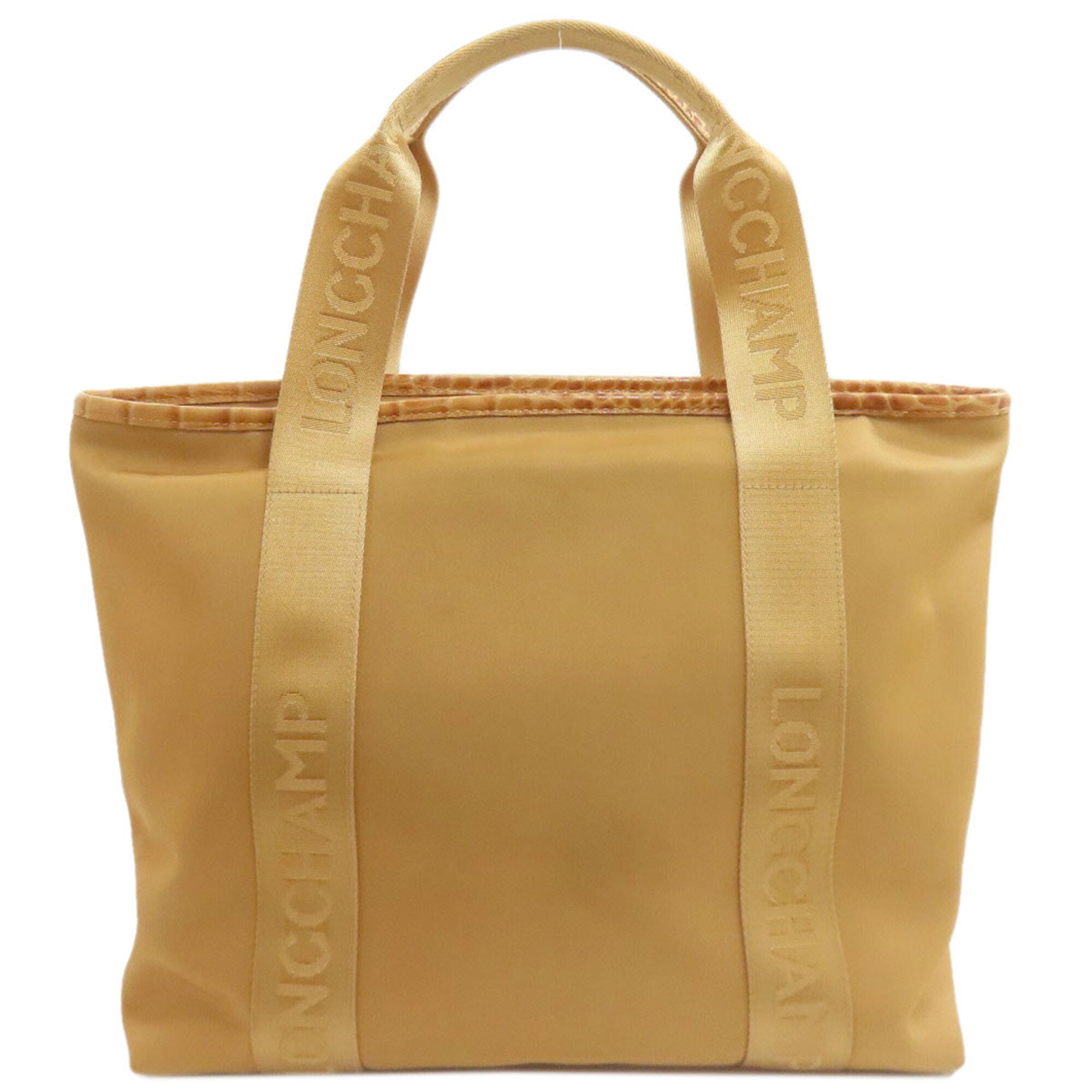 Longchamp Camel Nylon Tote Bag (Pre-Owned)