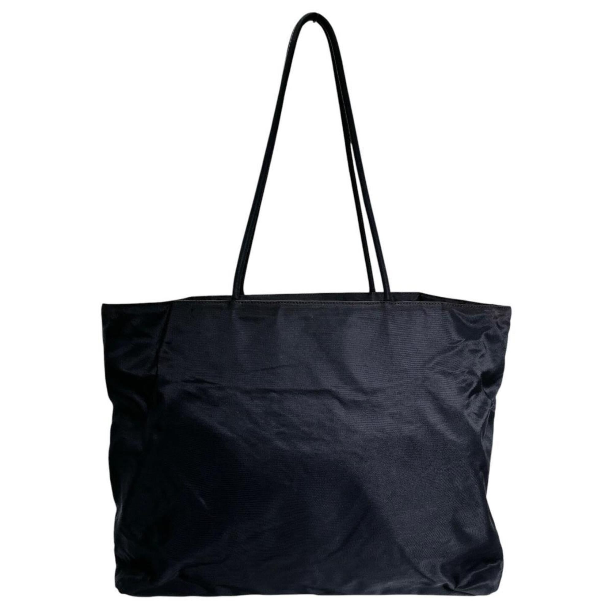 Prada Black Nylon Tote Bag (Pre-Owned)