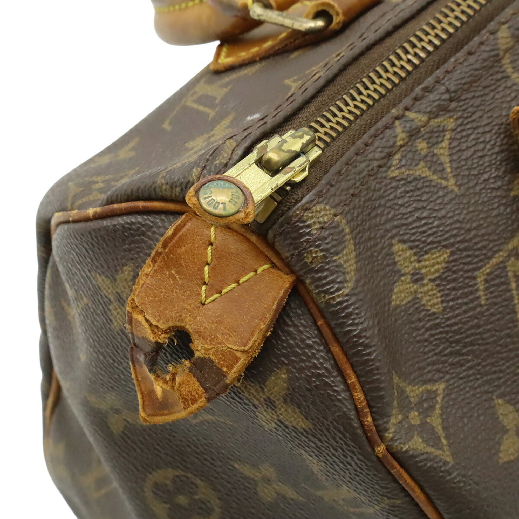Louis Vuitton Brown Monogram Canvas Pvc Coated Canvas Handbag (Pre-Owned)