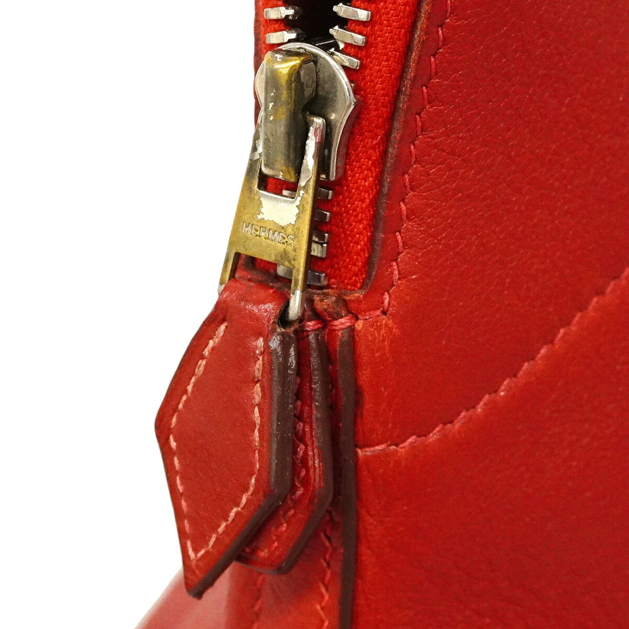 Hermes Rouge Vif Handbag (Pre-Owned)