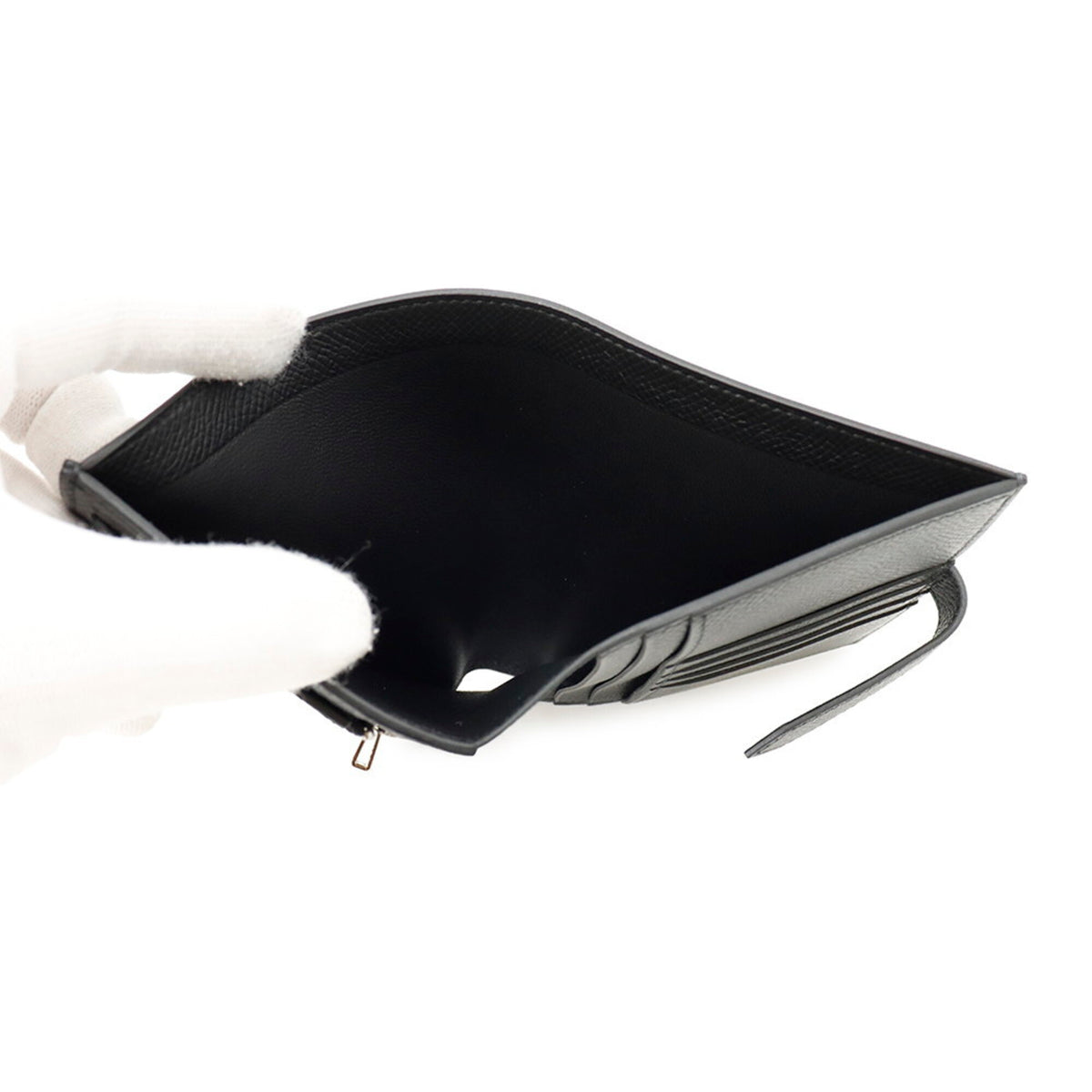 Hermes Black Epsom Leather Wallet (Bi-Fold) (Pre-Owned)