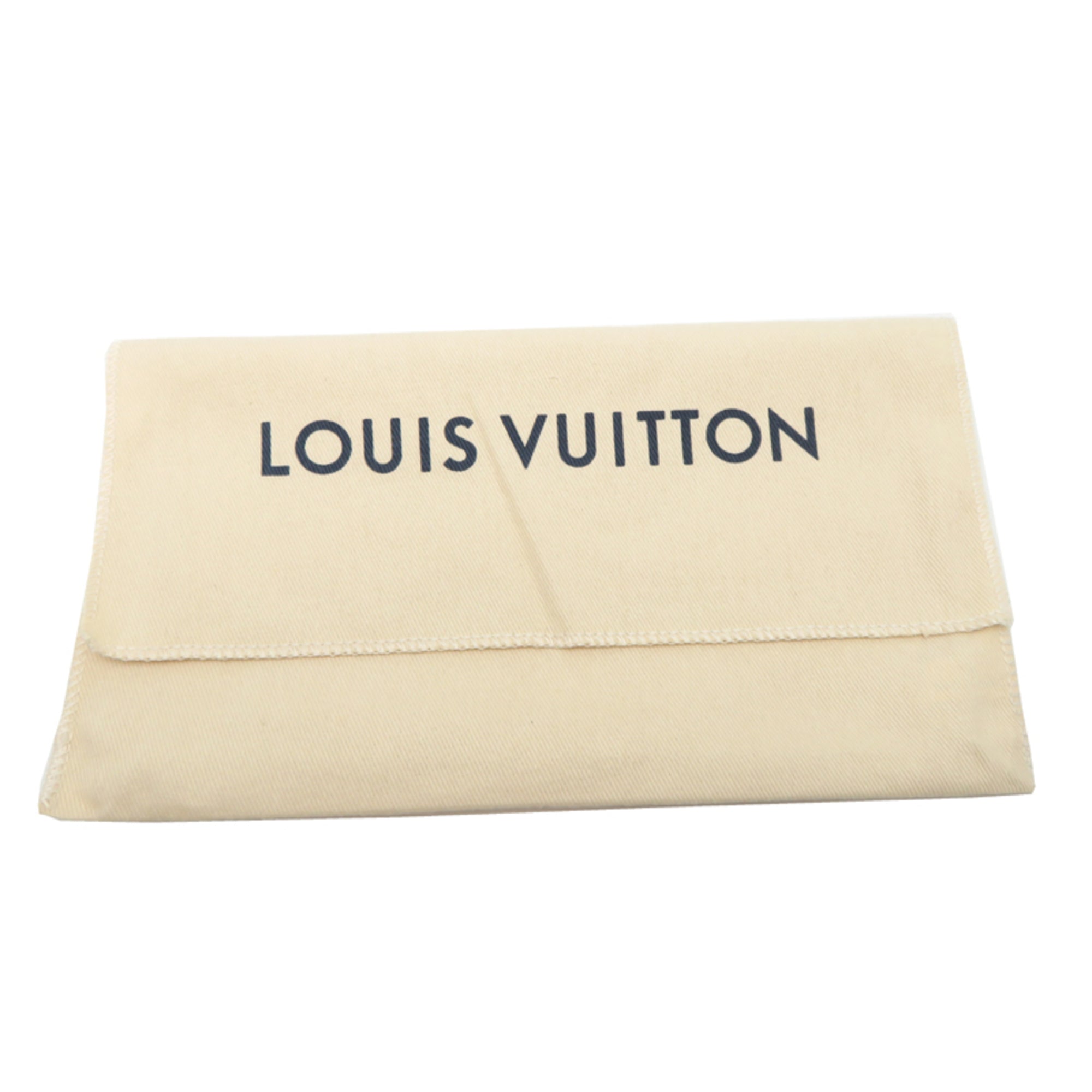 Louis Vuitton Black Gray Long Wallet (Bi-Fold) (Pre-Owned)
