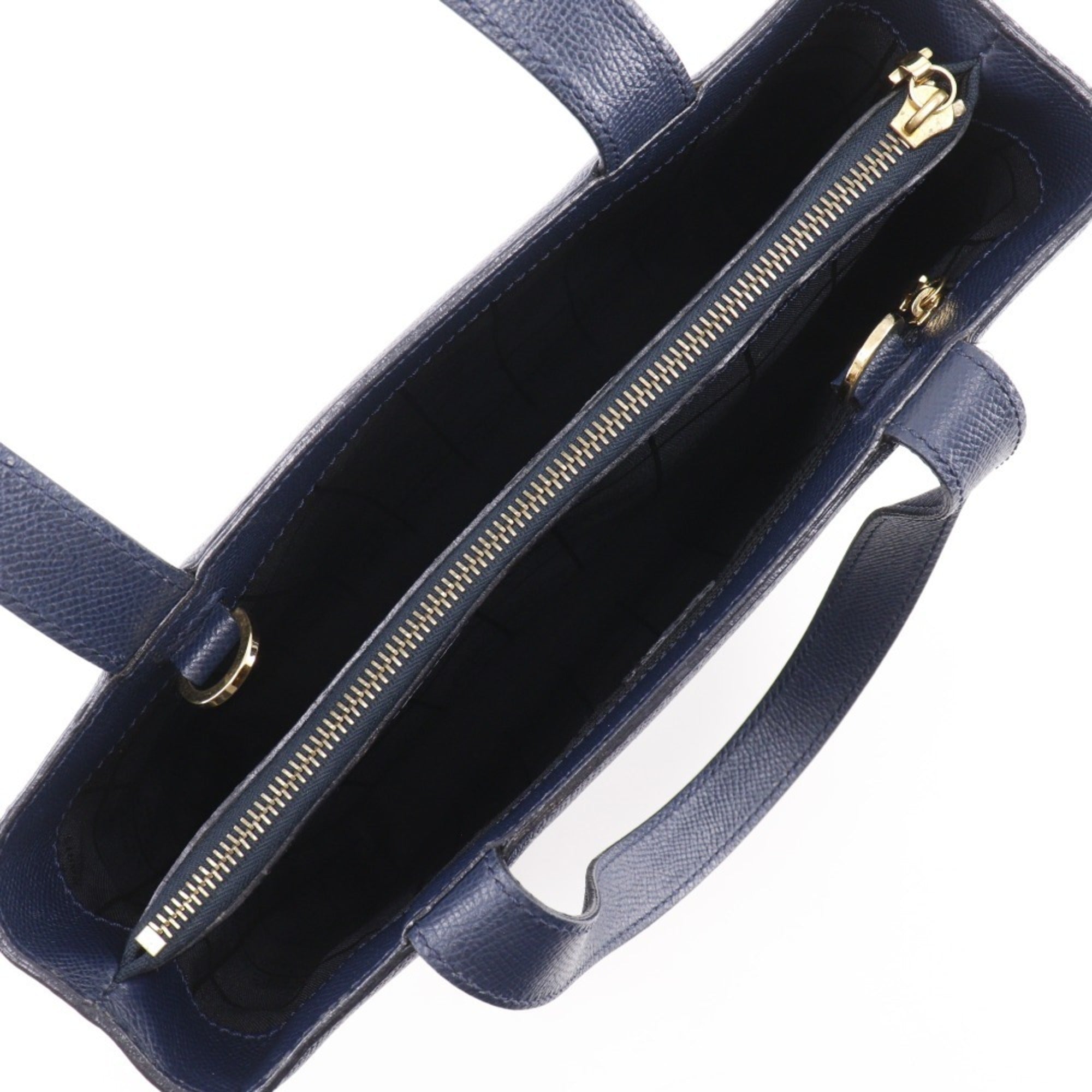 Celine Navy Leather Handbag (Pre-Owned)