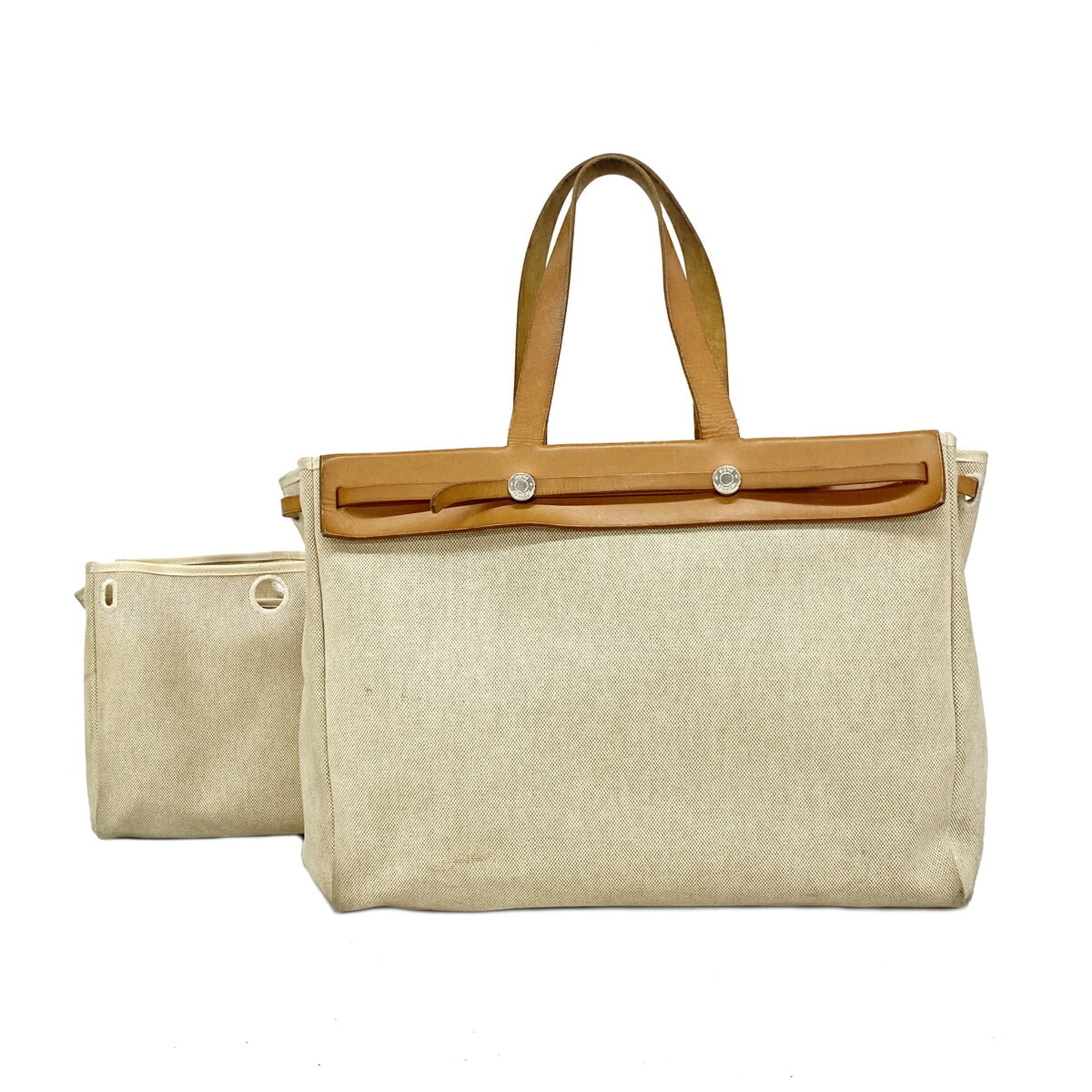 Hermes Natural Toile H Tote Bag (Pre-Owned)