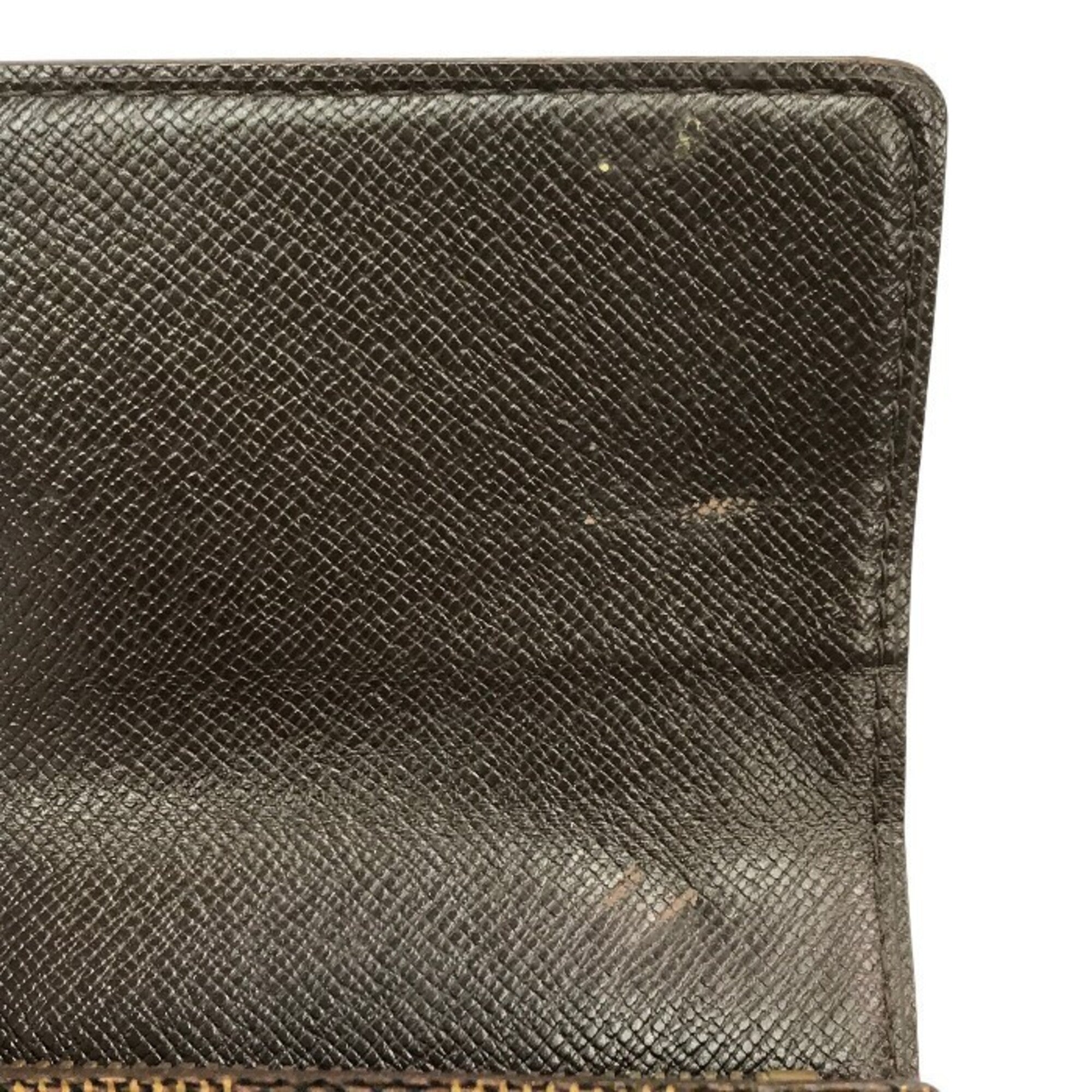 Louis Vuitton Damier Brown Long Wallet (Bi-Fold) (Pre-Owned)