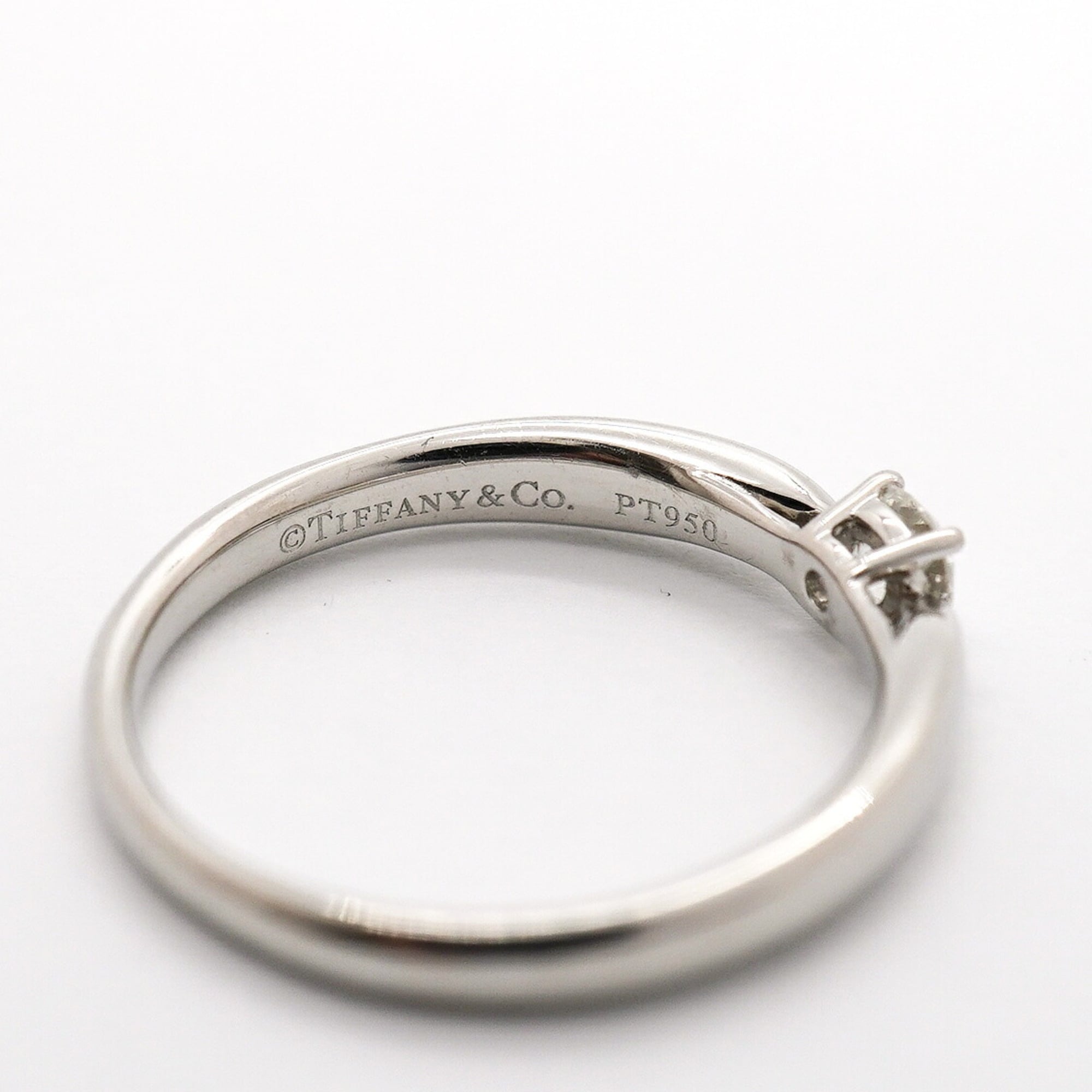 Tiffany Platinum 950 Band Ring (Pre-Owned)