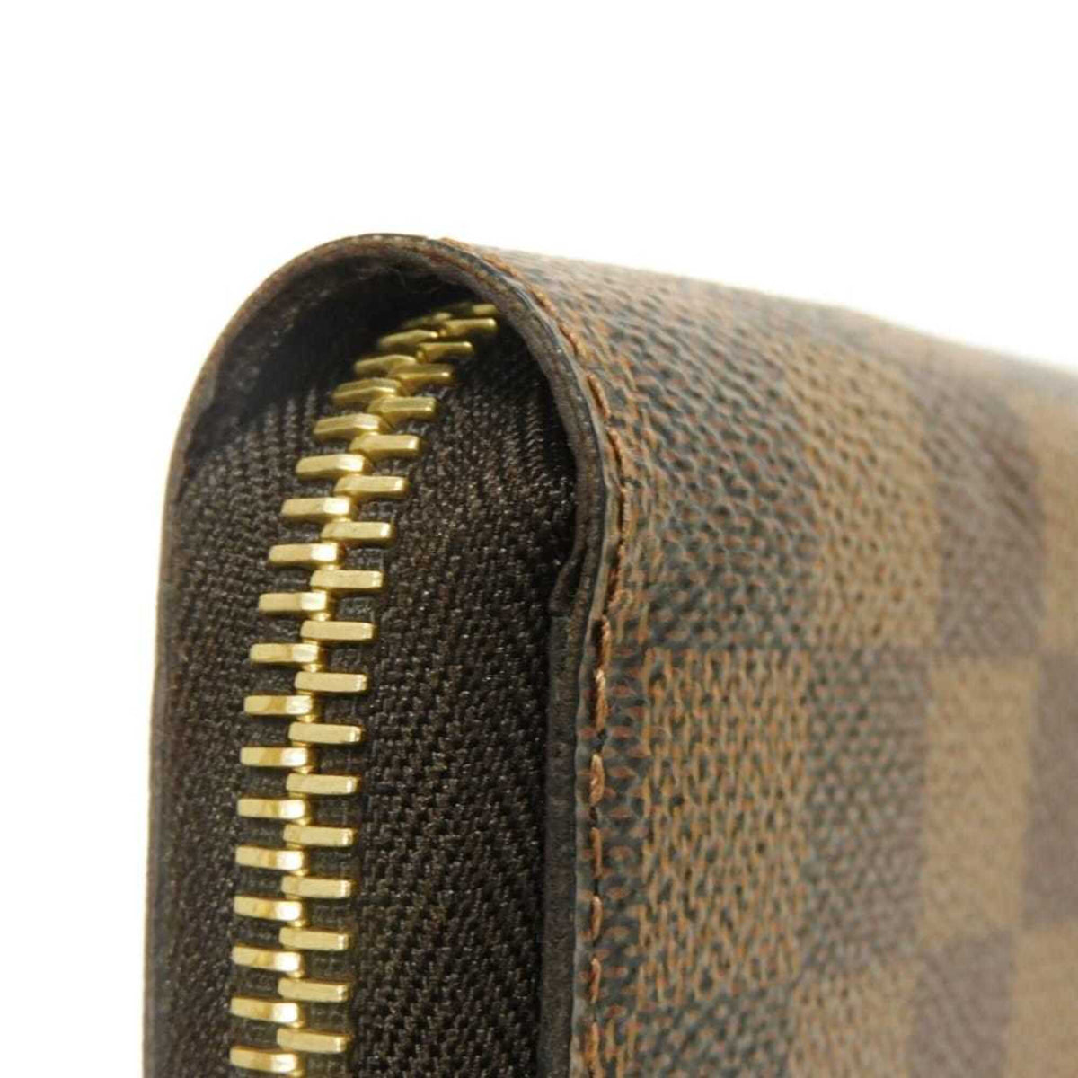 Louis Vuitton Brown Damier Canvas Ebene Damier Canvas Leather Long Wallet (Bi-Fold) (Pre-Owned)