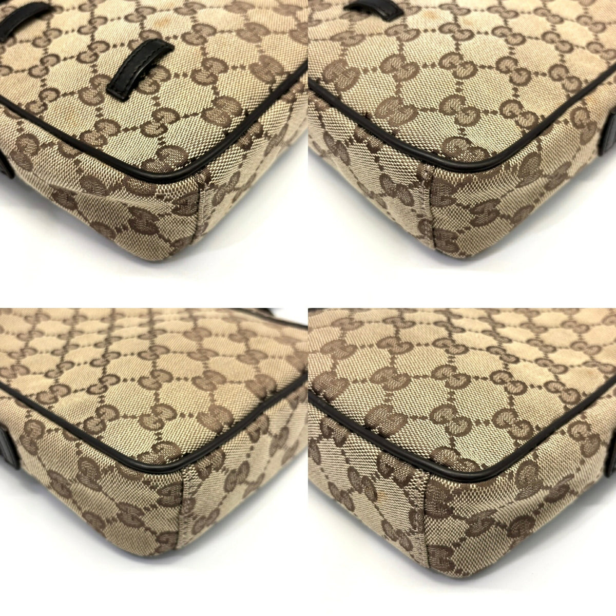 Gucci Gg Canvas Beige Gg Canvas Pochette Pouch Shoulder Bag (Pre-Owned)