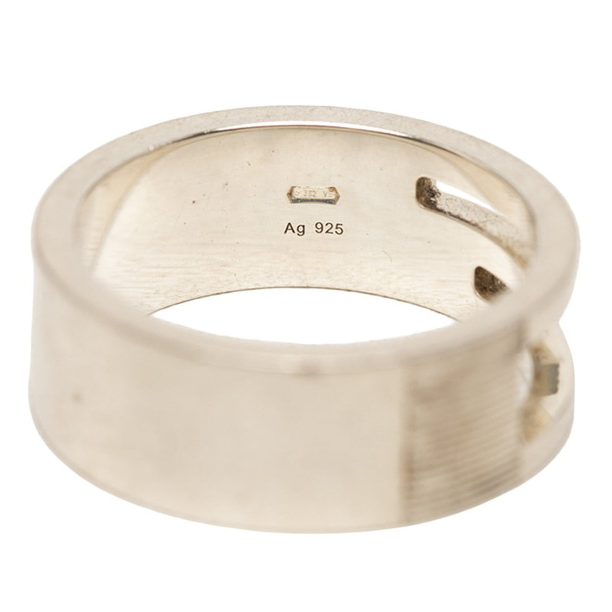 Gucci Silver 925 Band Ring (Pre-Owned)