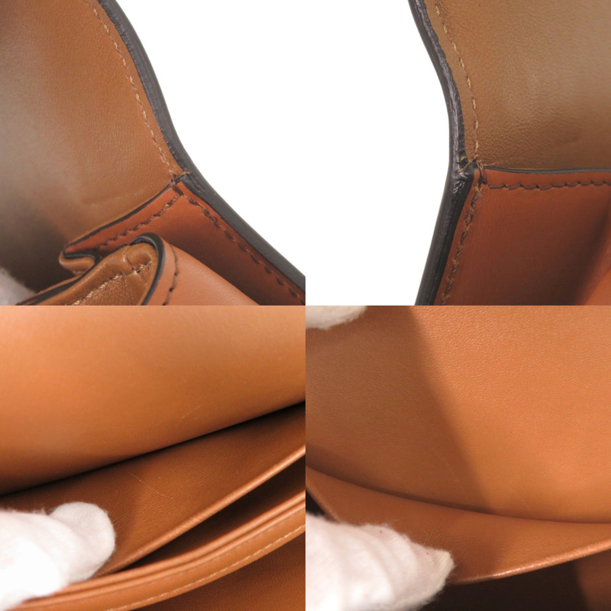 Celine Brown Textile Leather Shoulder Bag (Pre-Owned)