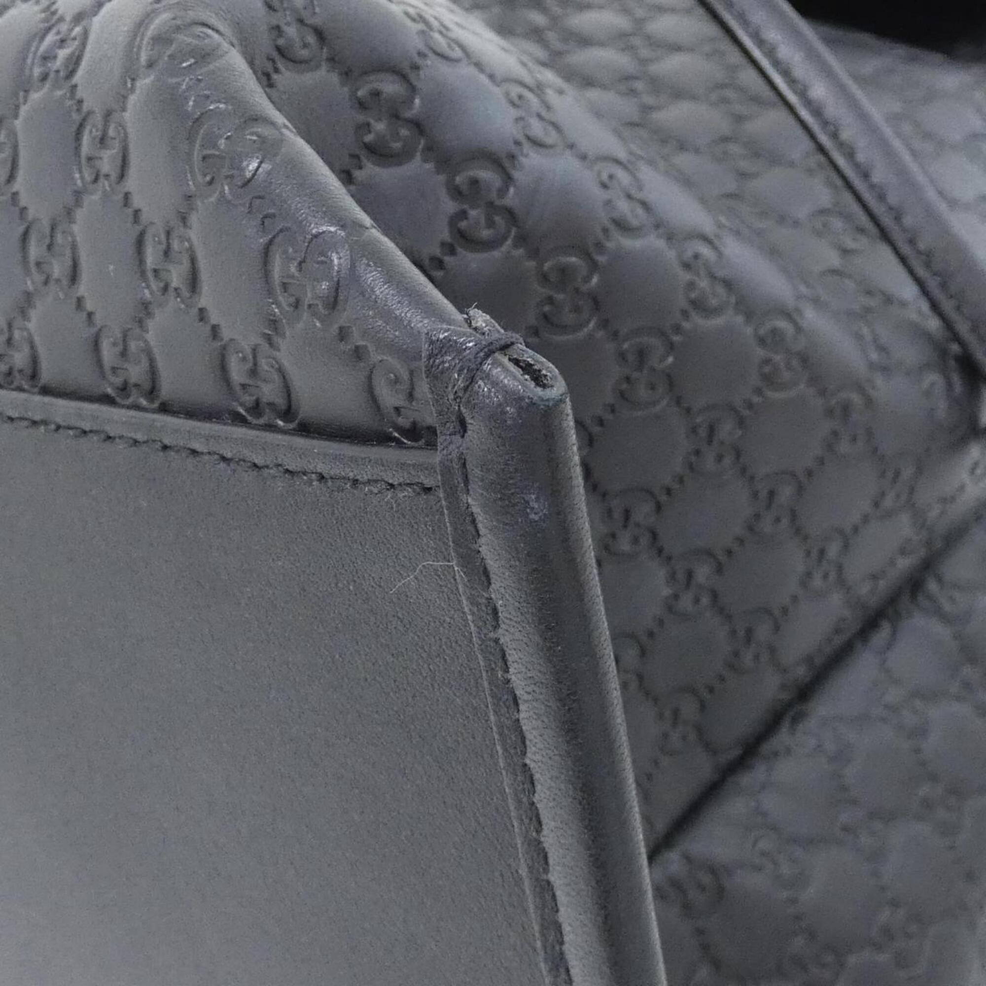 Gucci Black Leather Backpack (Pre-Owned)