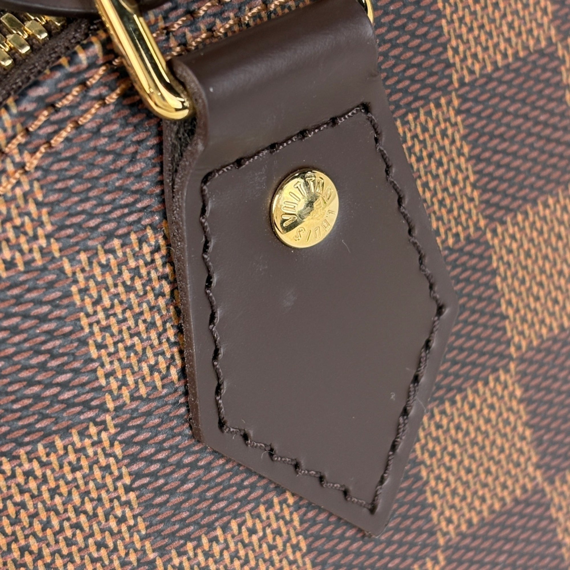 Louis Vuitton Brown Damier Canvas Damier Canvas Handbag Shoulder Bag (Pre-Owned)