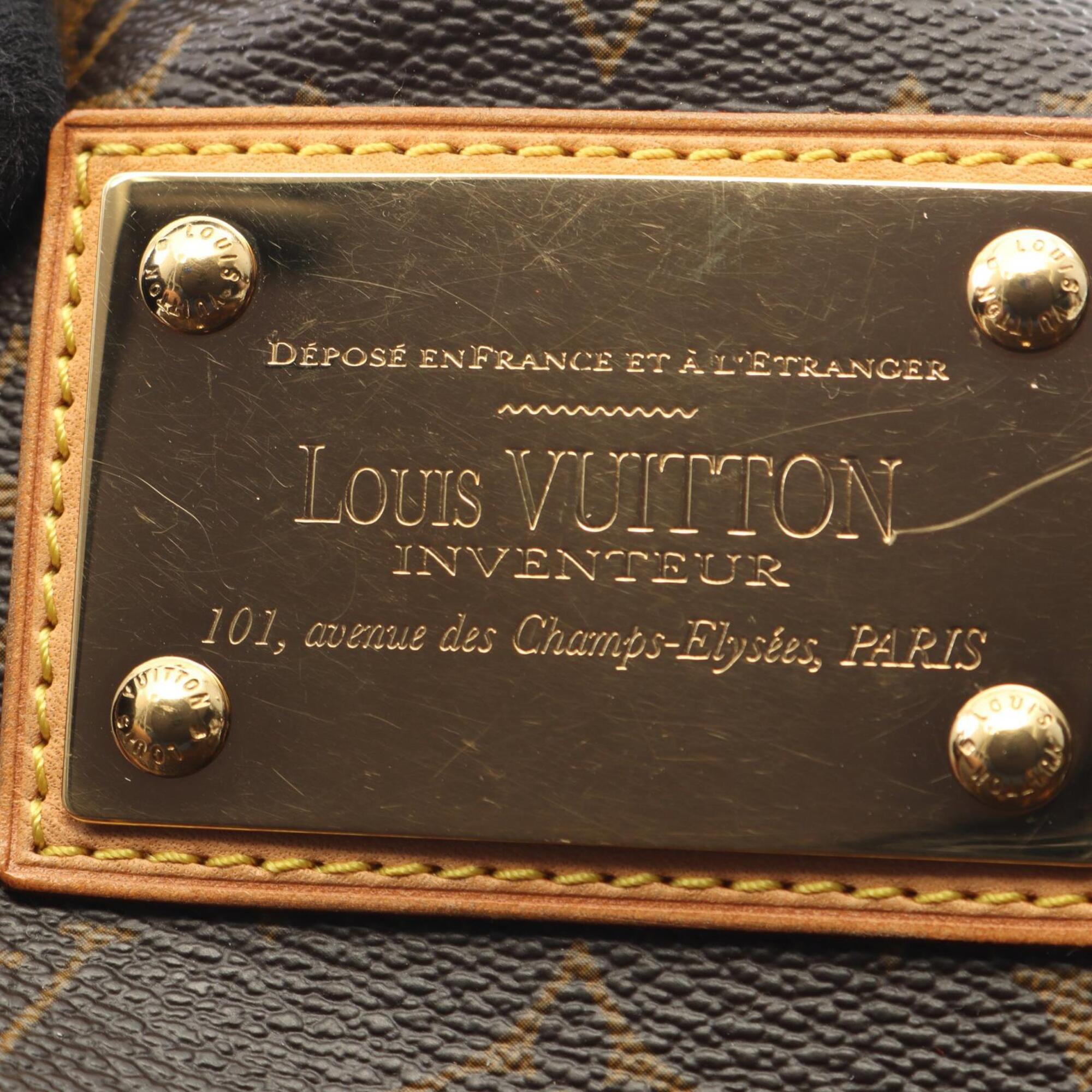 Louis Vuitton Brown Pvc Leather Handbag Shoulder Bag (Pre-Owned)