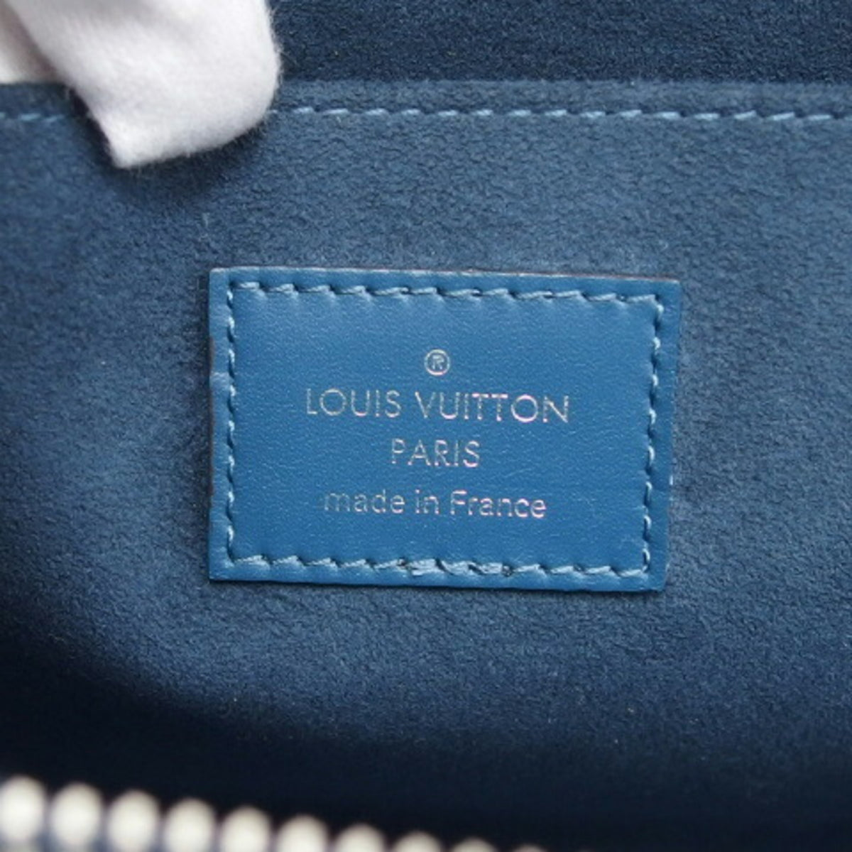 Louis Vuitton Epi Bleu Celeste Epi Leather Clutch Bag Pochette (Pre-Owned)
