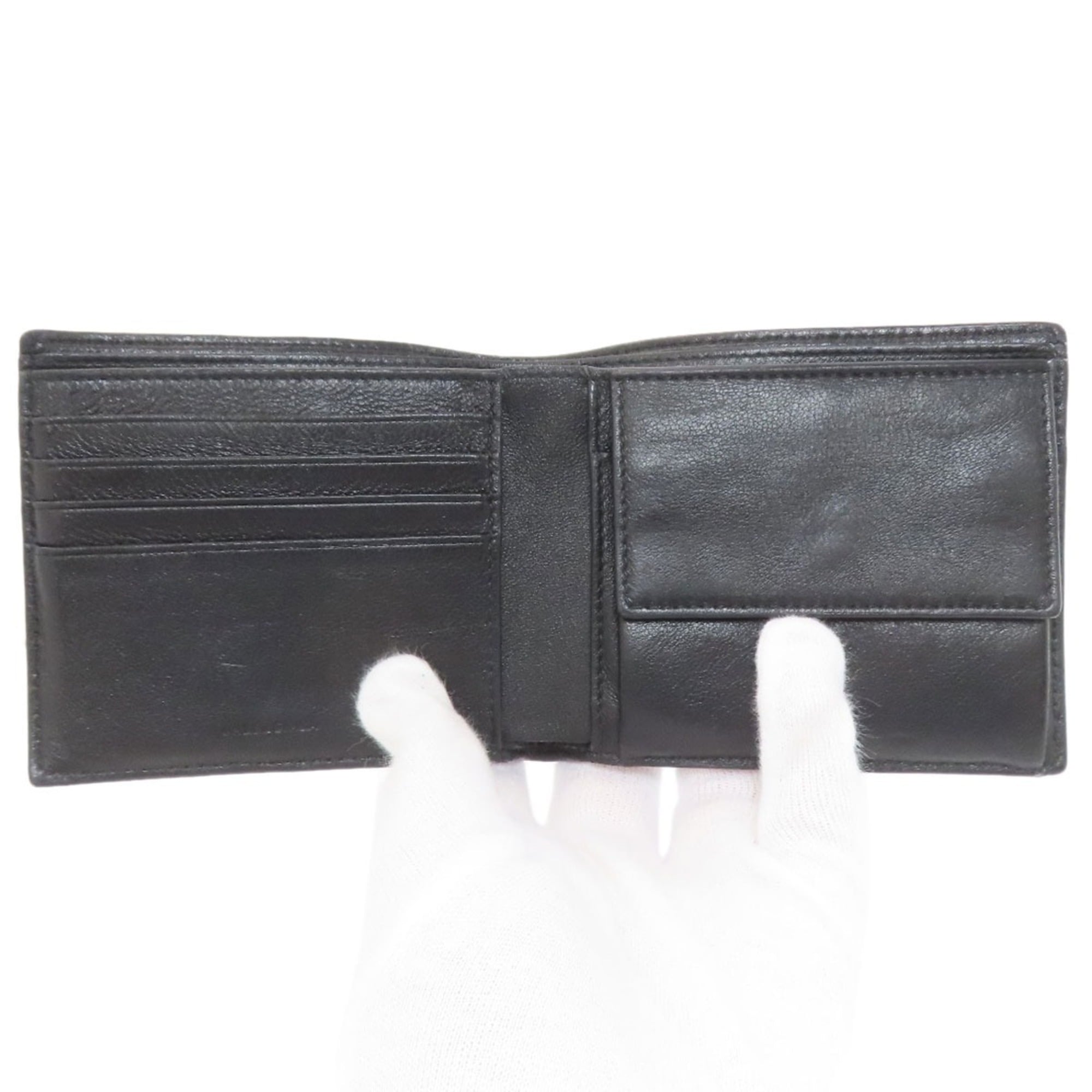 Balenciaga Black Leather Wallet (Bi-Fold) (Pre-Owned)