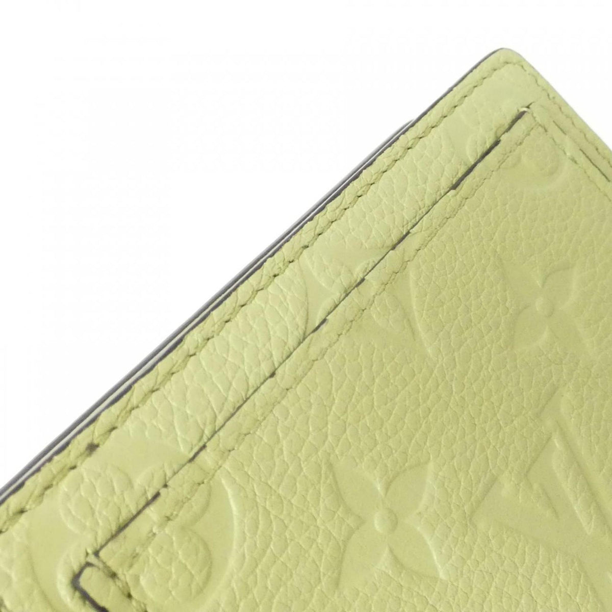 Louis Vuitton Green Vert Leather Wallet (Bi-Fold) (Pre-Owned)