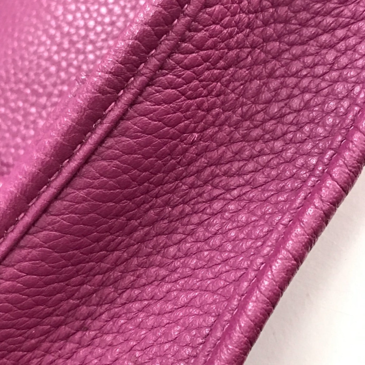 Hermes Purple Tosca Taurillon Clemence Leather Shoulder Bag (Pre-Owned)