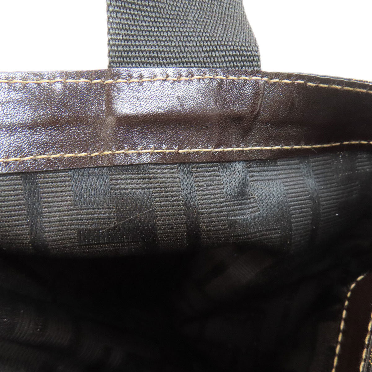 Fendi Brown Canvas Eco-Bag Tote Bag (Pre-Owned)