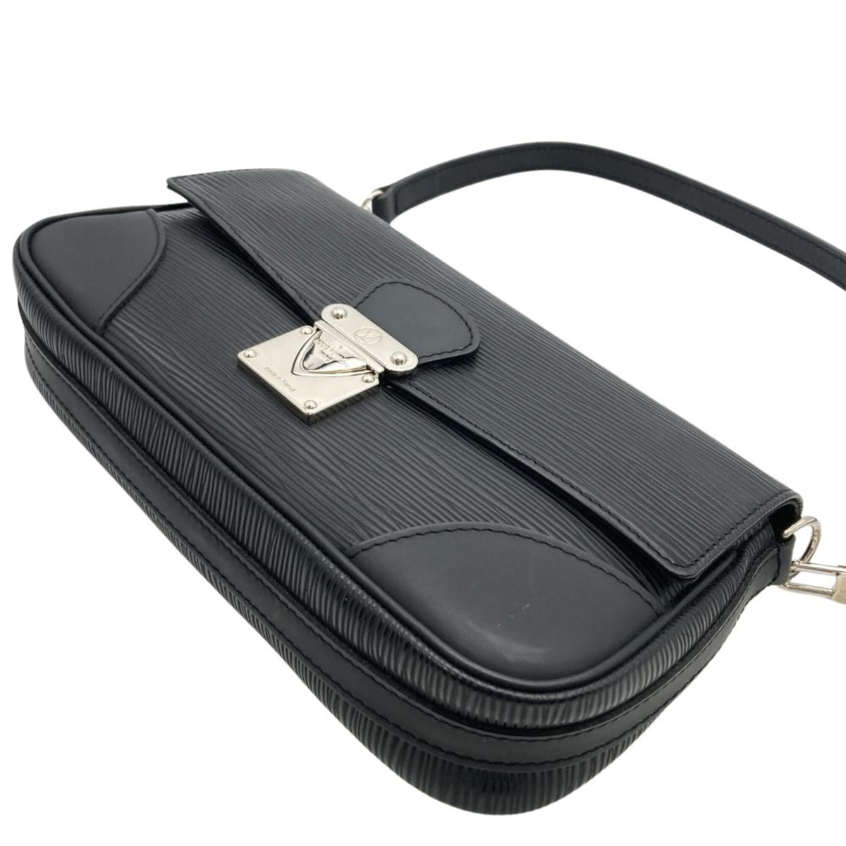 Louis Vuitton Epi Black Noir Epi Leather Shoulder Bag (Pre-Owned)