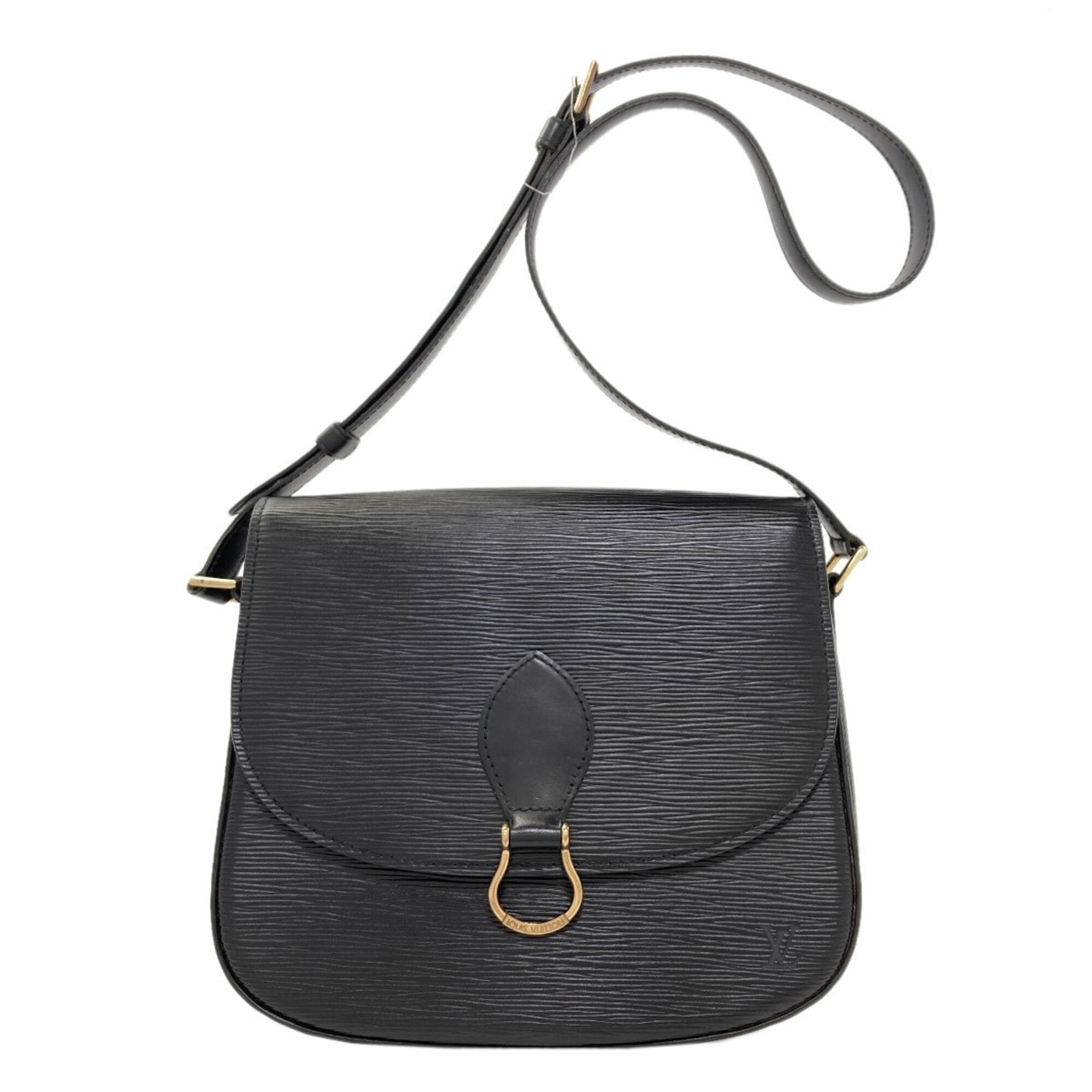 Louis Vuitton Epi Black Epi Leather Shoulder Bag (Pre-Owned)