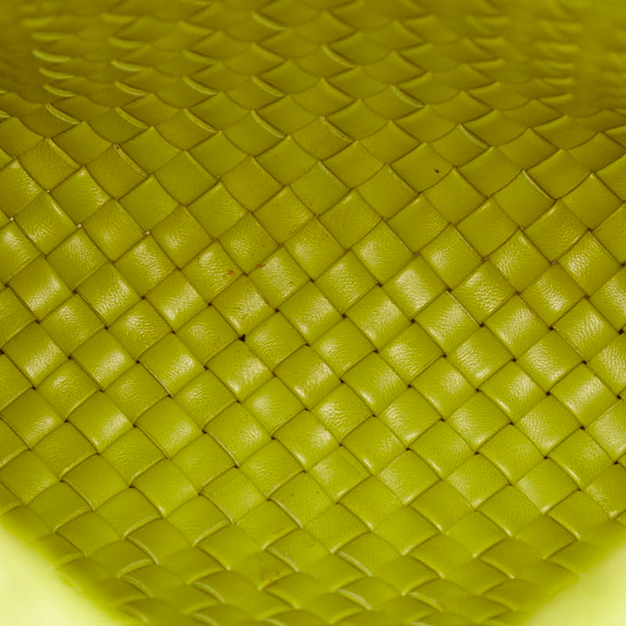 Bottega Veneta Yellow Leather Shoulder Bag (Pre-Owned)