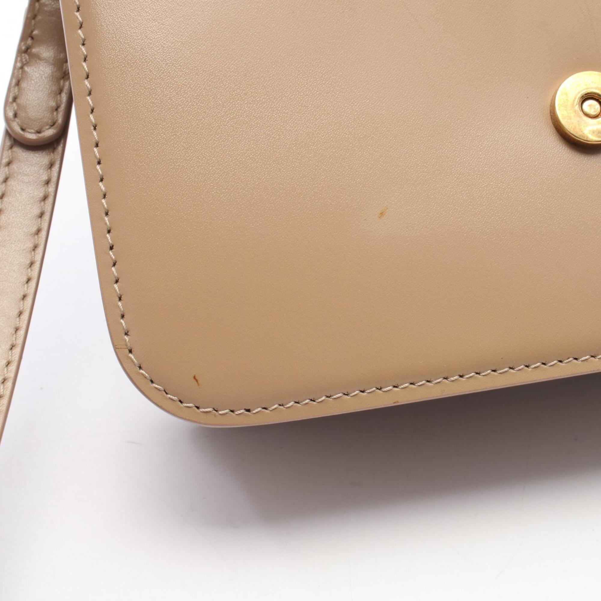 Balenciaga Beige Leather Handbag Shoulder Bag (Pre-Owned)