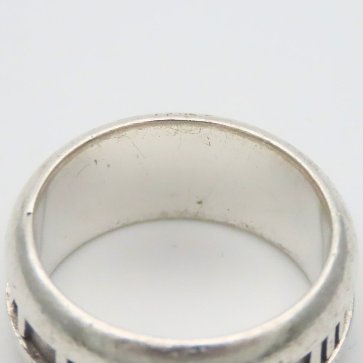 Tiffany Atlas Silver Silver 925 Band Ring (Pre-Owned)