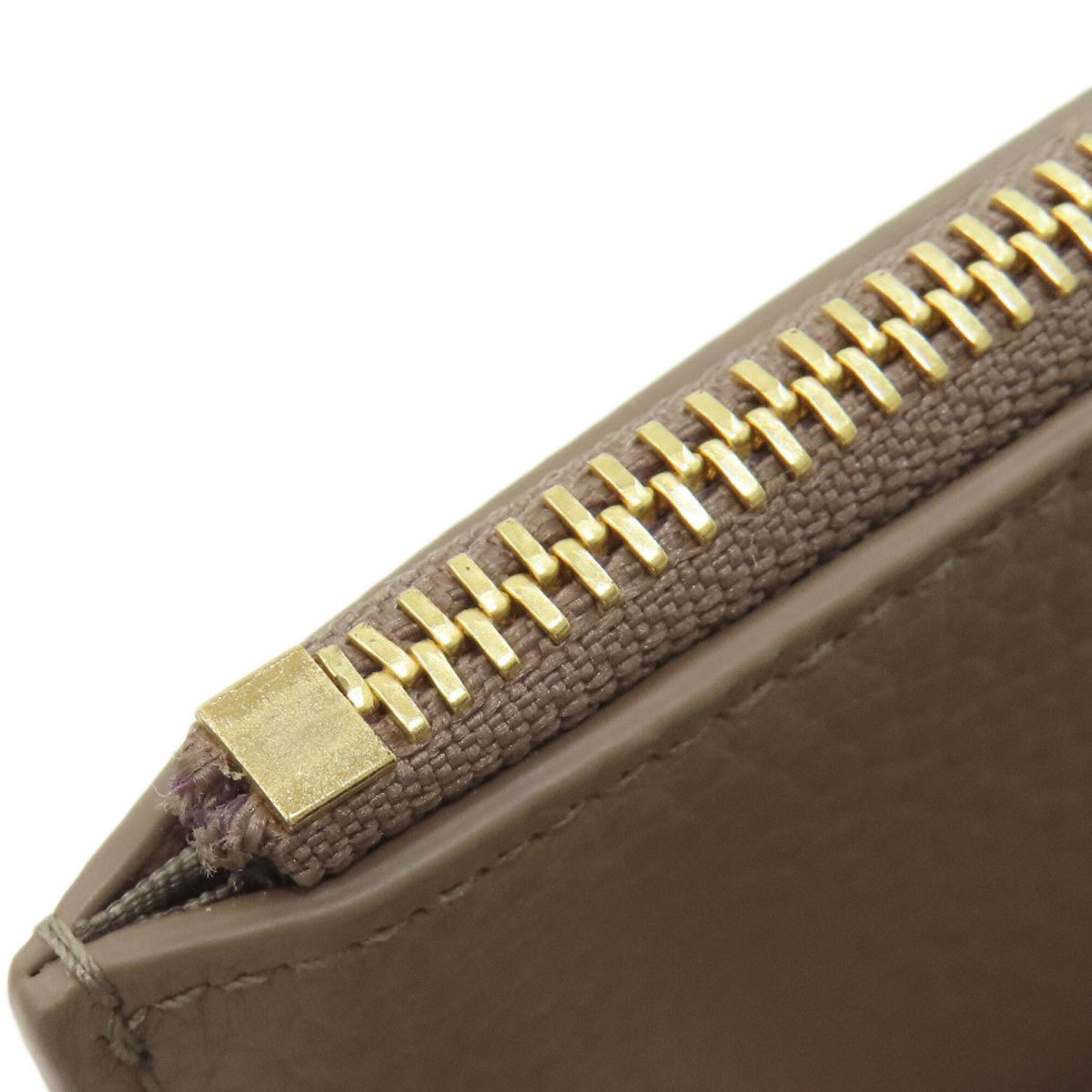 Bally Grayish Leather Wallet (Bi-Fold) (Pre-Owned)