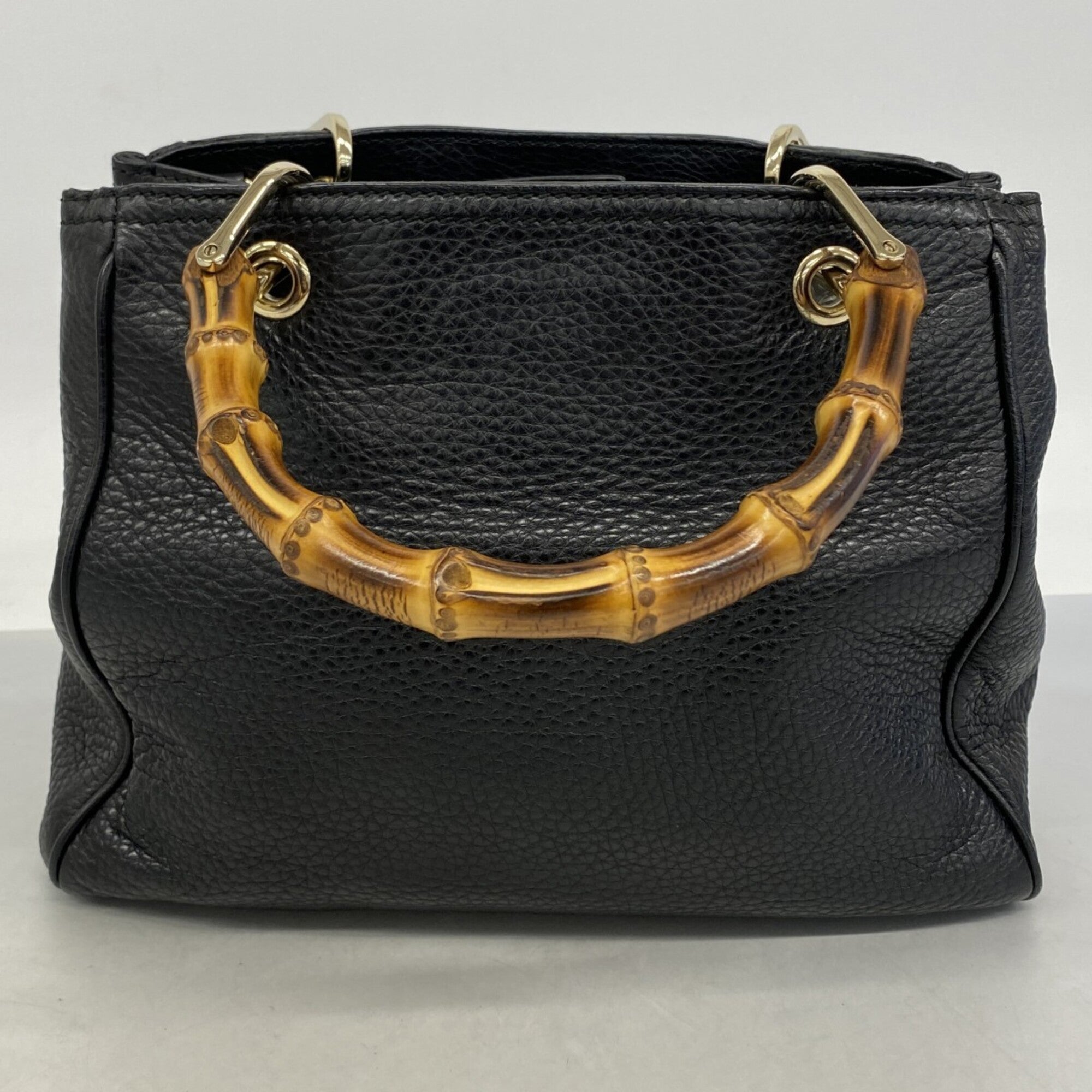 Gucci Black Leather Handbag (Pre-Owned)