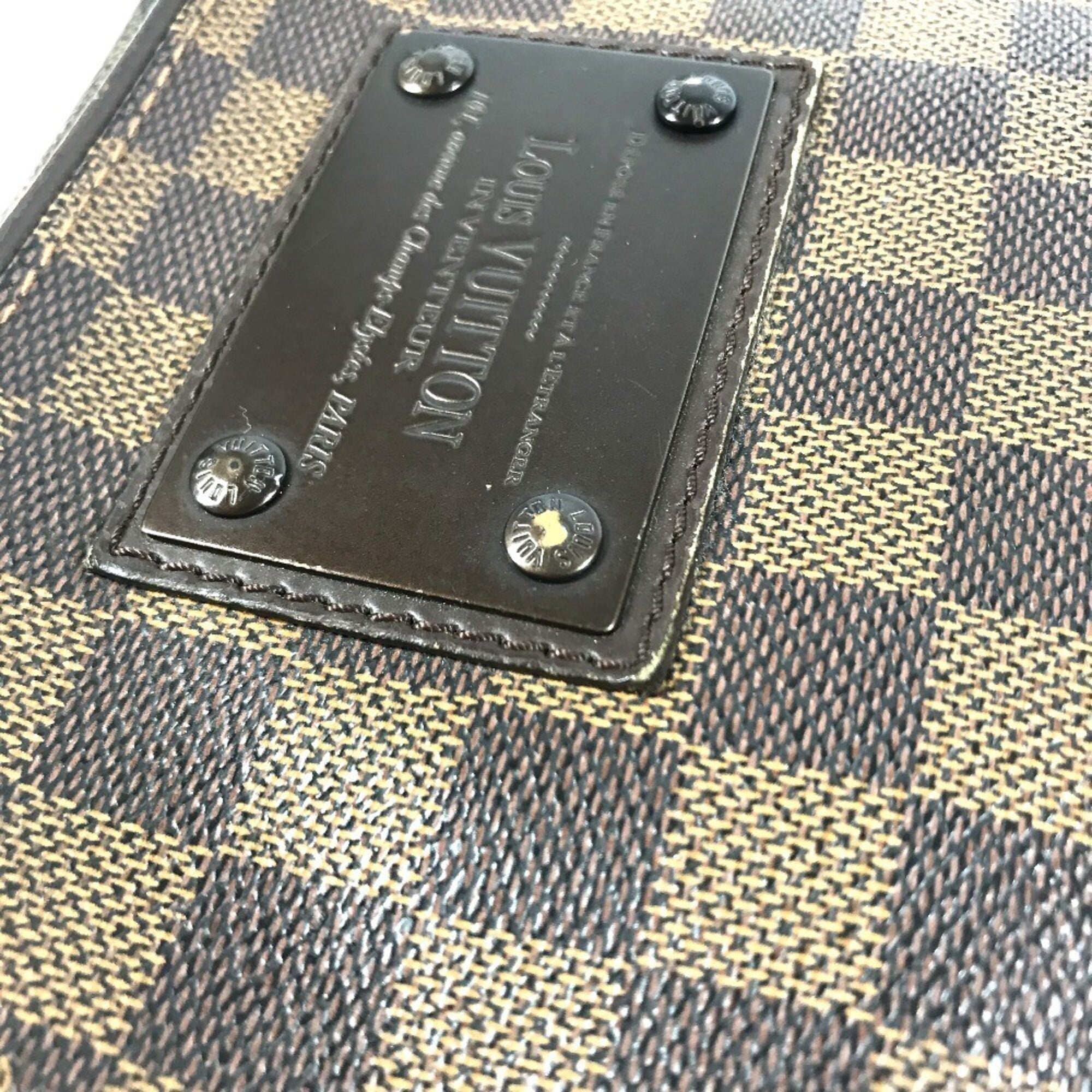Louis Vuitton Damier Brown Ebene Damier Canvas Shoulder Bag (Pre-Owned)