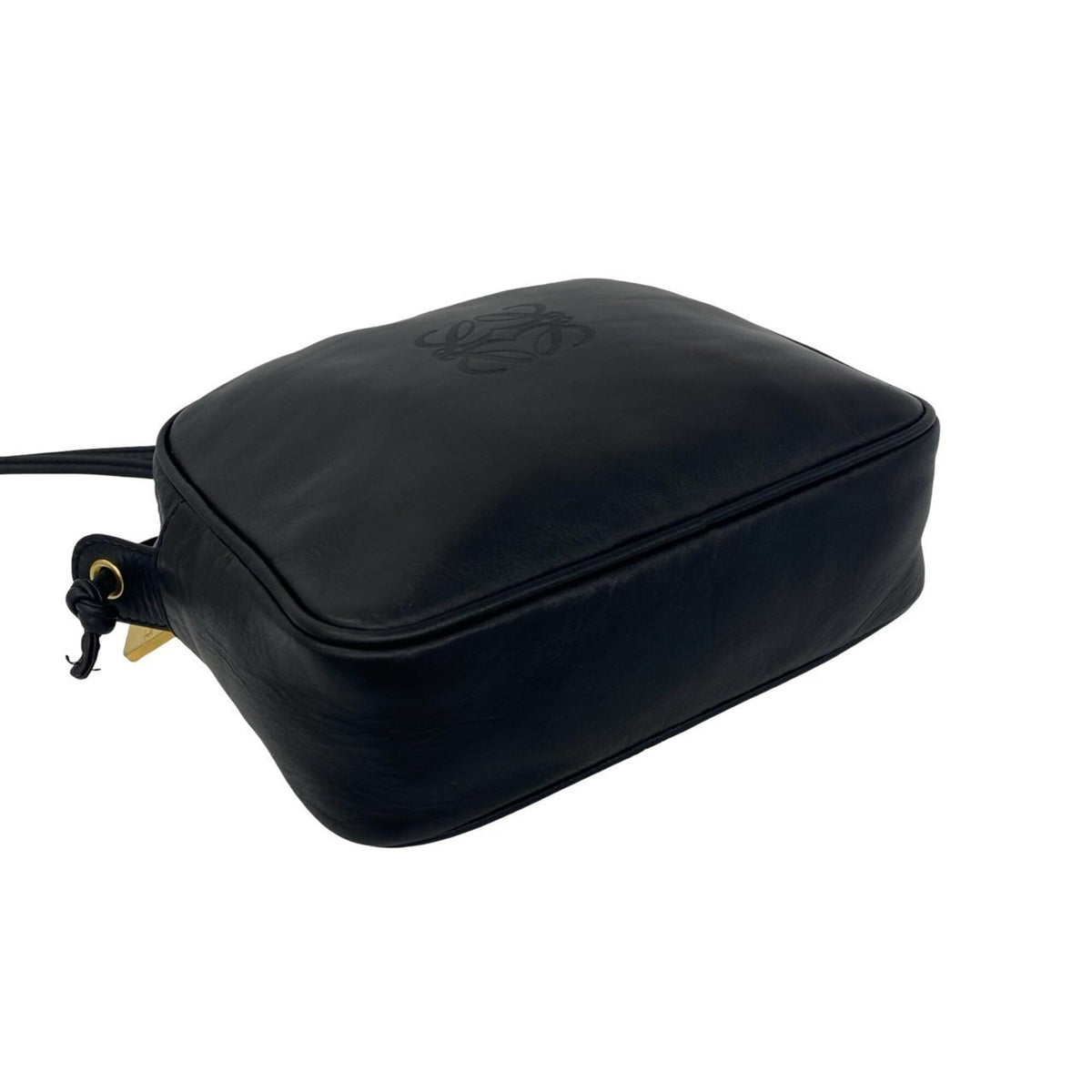 Loewe Black Leather Pochette Shoulder Bag (Pre-Owned)