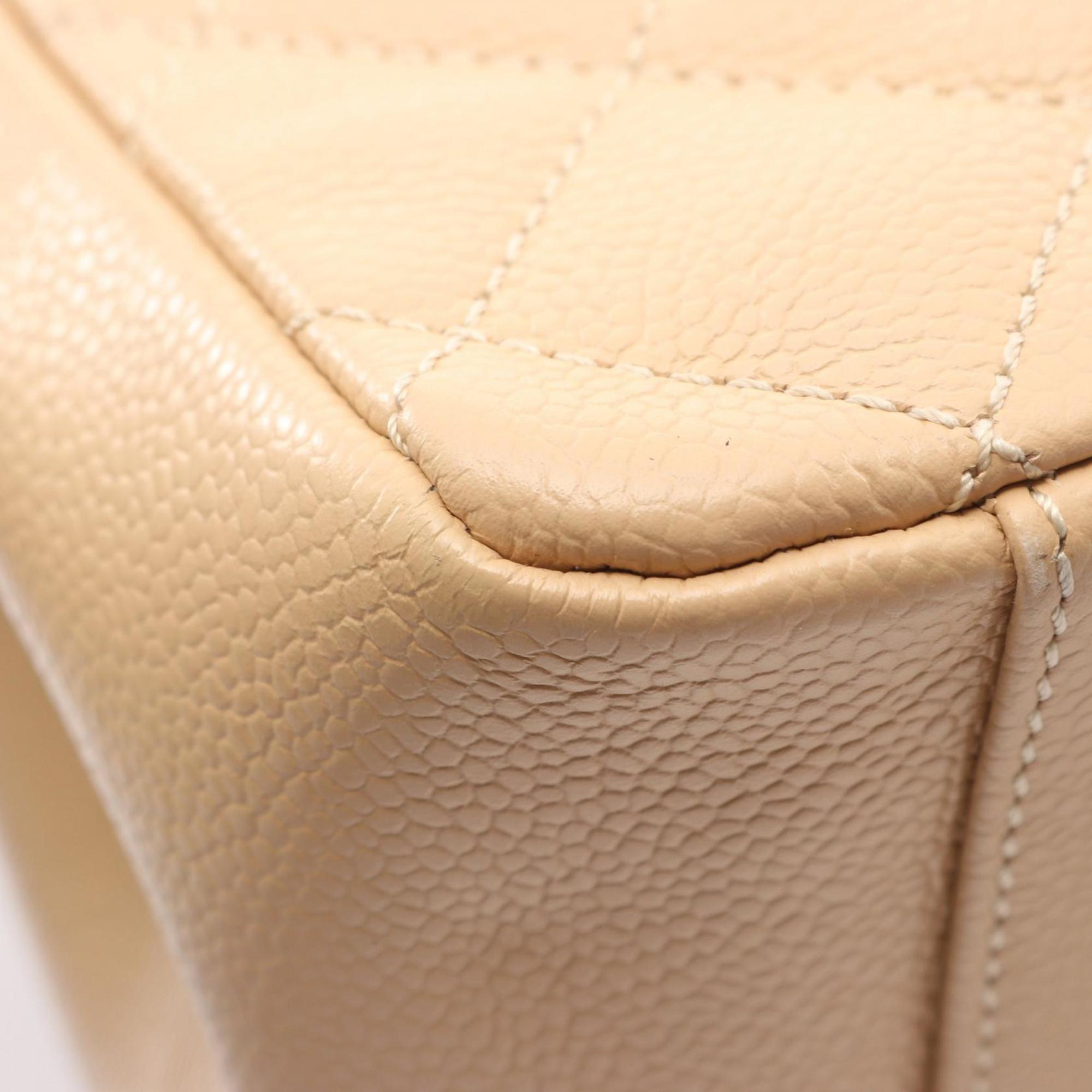 Chanel Beige Leather Tote Bag (Pre-Owned)