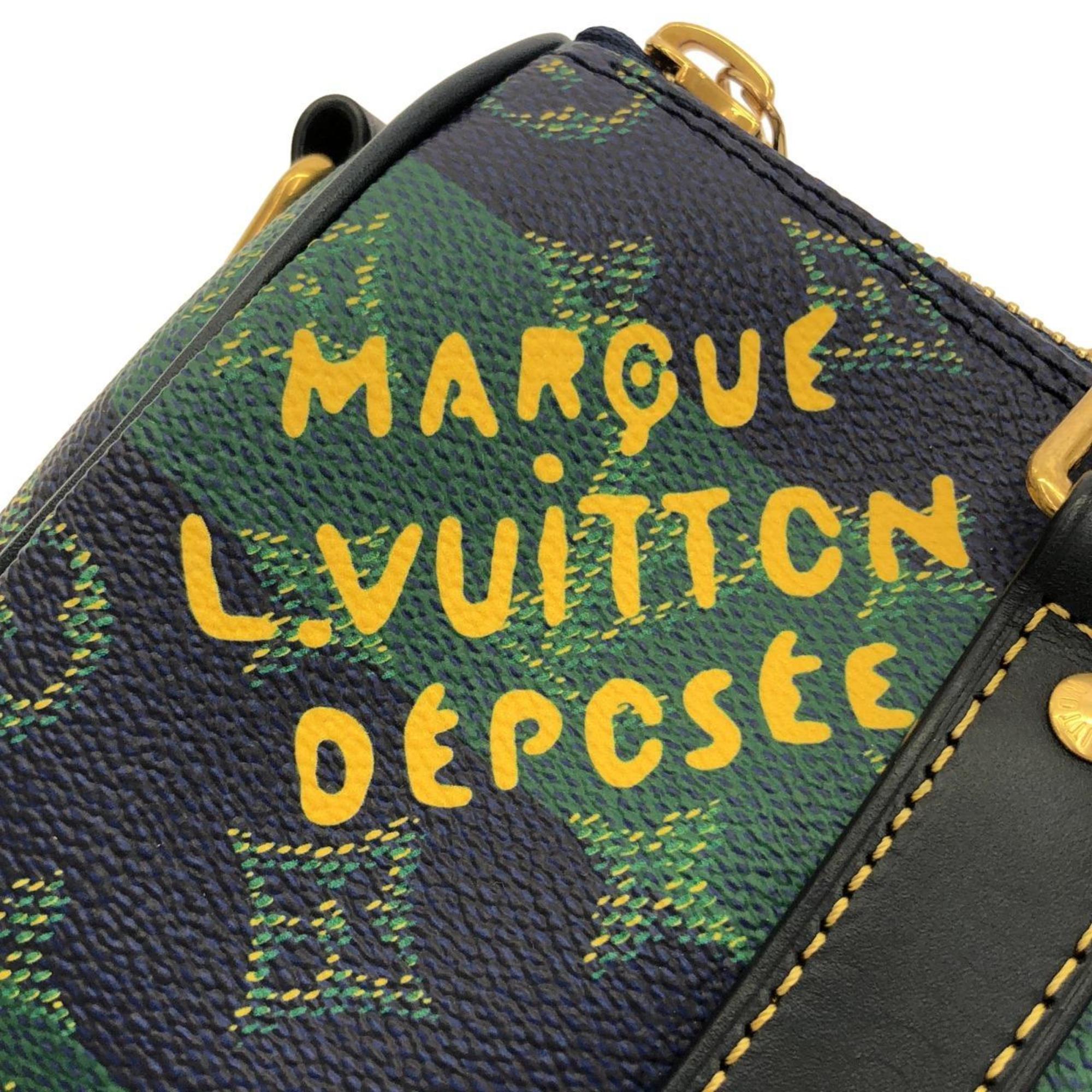 Louis Vuitton Gold Coated Canvas Boston Bag (Pre-Owned)