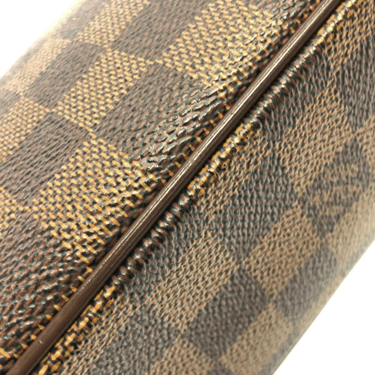 Louis Vuitton Brown Coated Canvas Shoulder Bag (Pre-Owned)