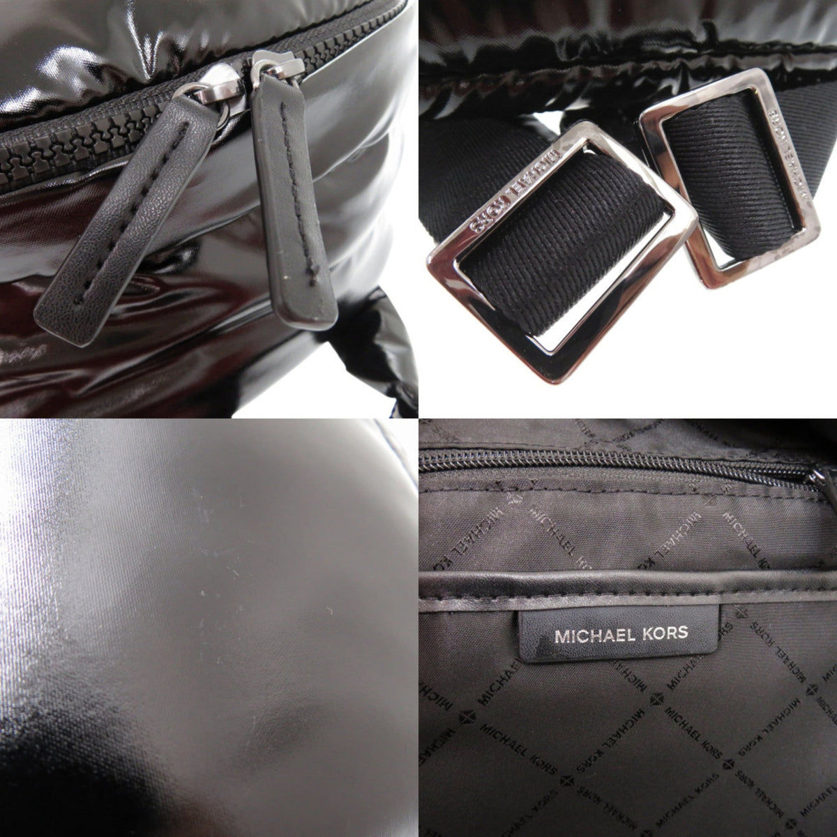 Michael Kors Black Nylon Backpack (Pre-Owned)